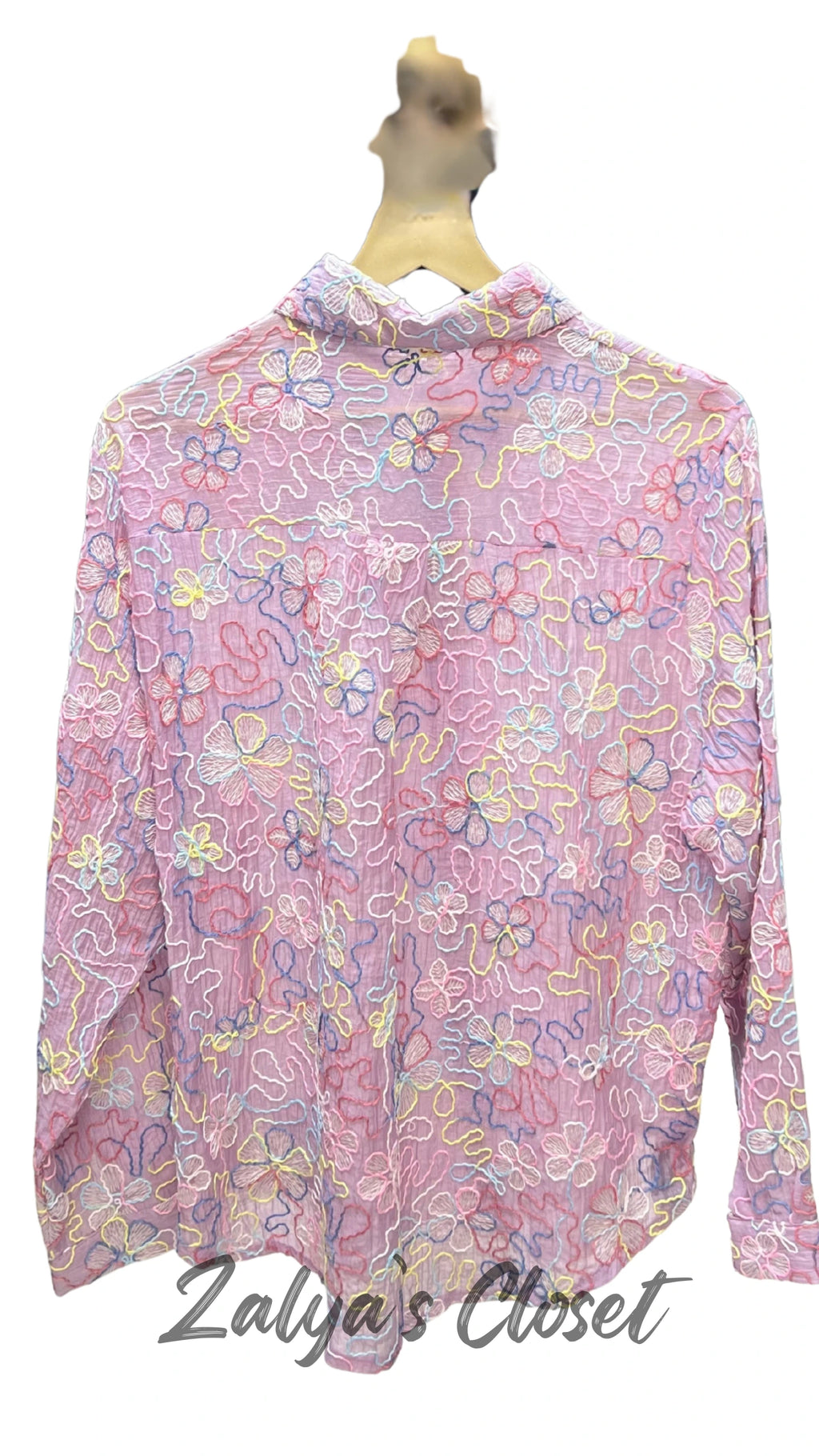 Imported Fully Embroidered shirts image 3