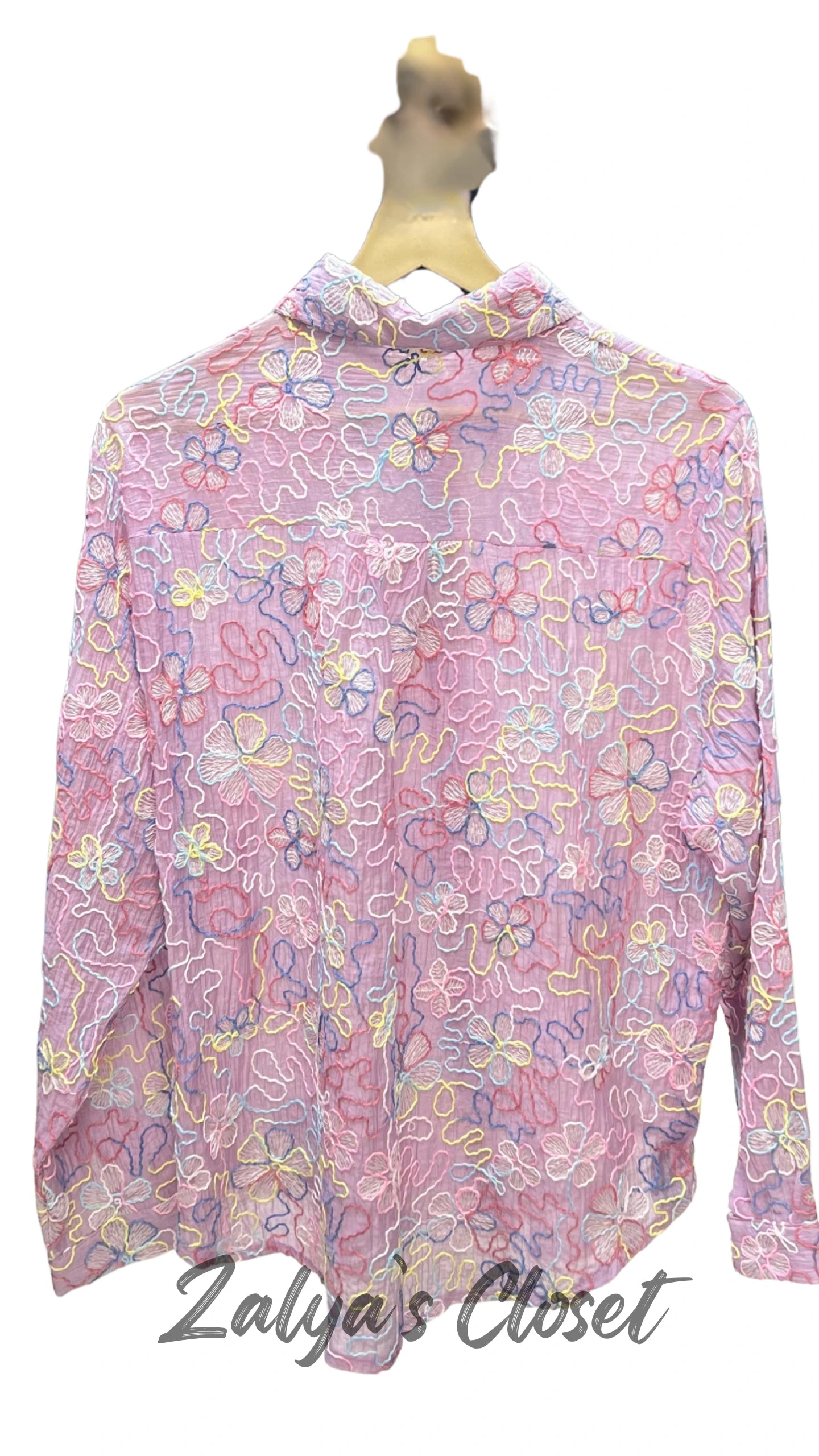 Imported Fully Embroidered shirts image 3