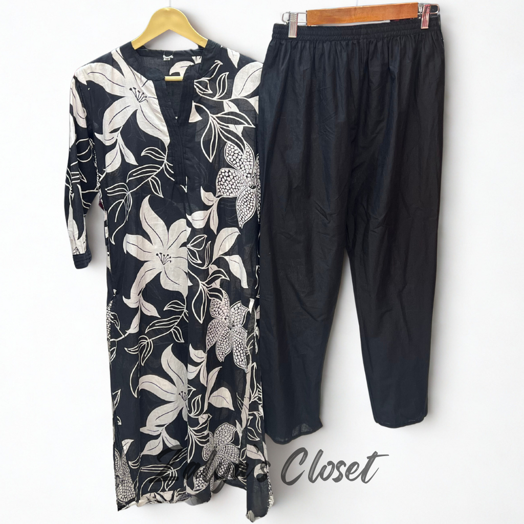 Cotton printed Kurti and Pant Co-ord Set image 11