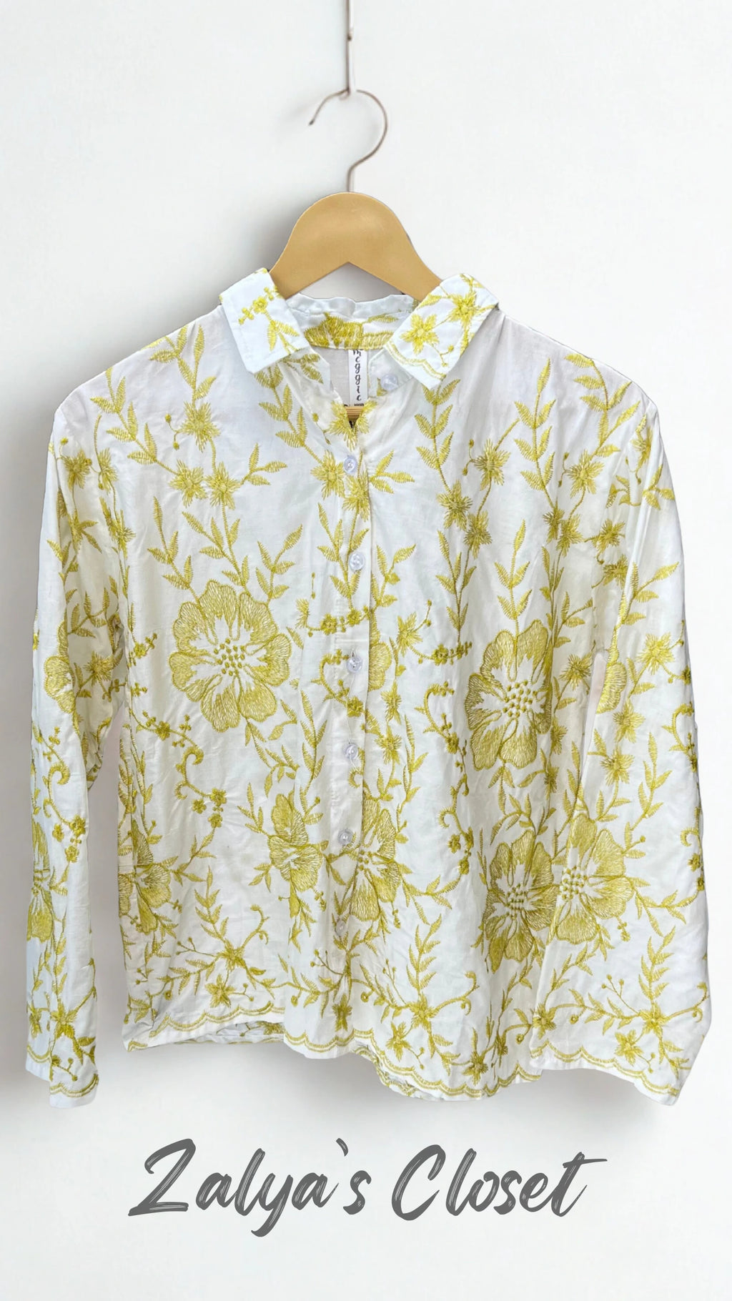 Flower Embroidered Tops image 4