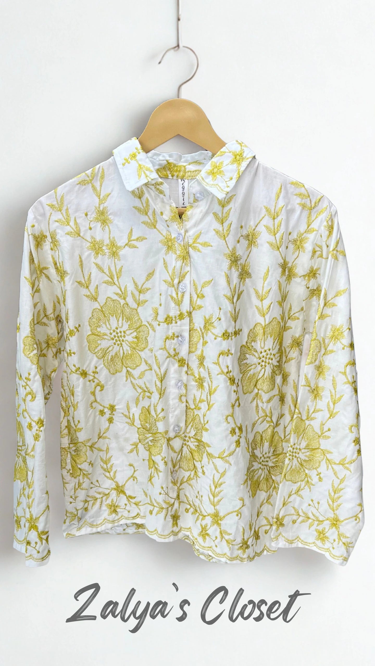 Flower Embroidered Tops image 4