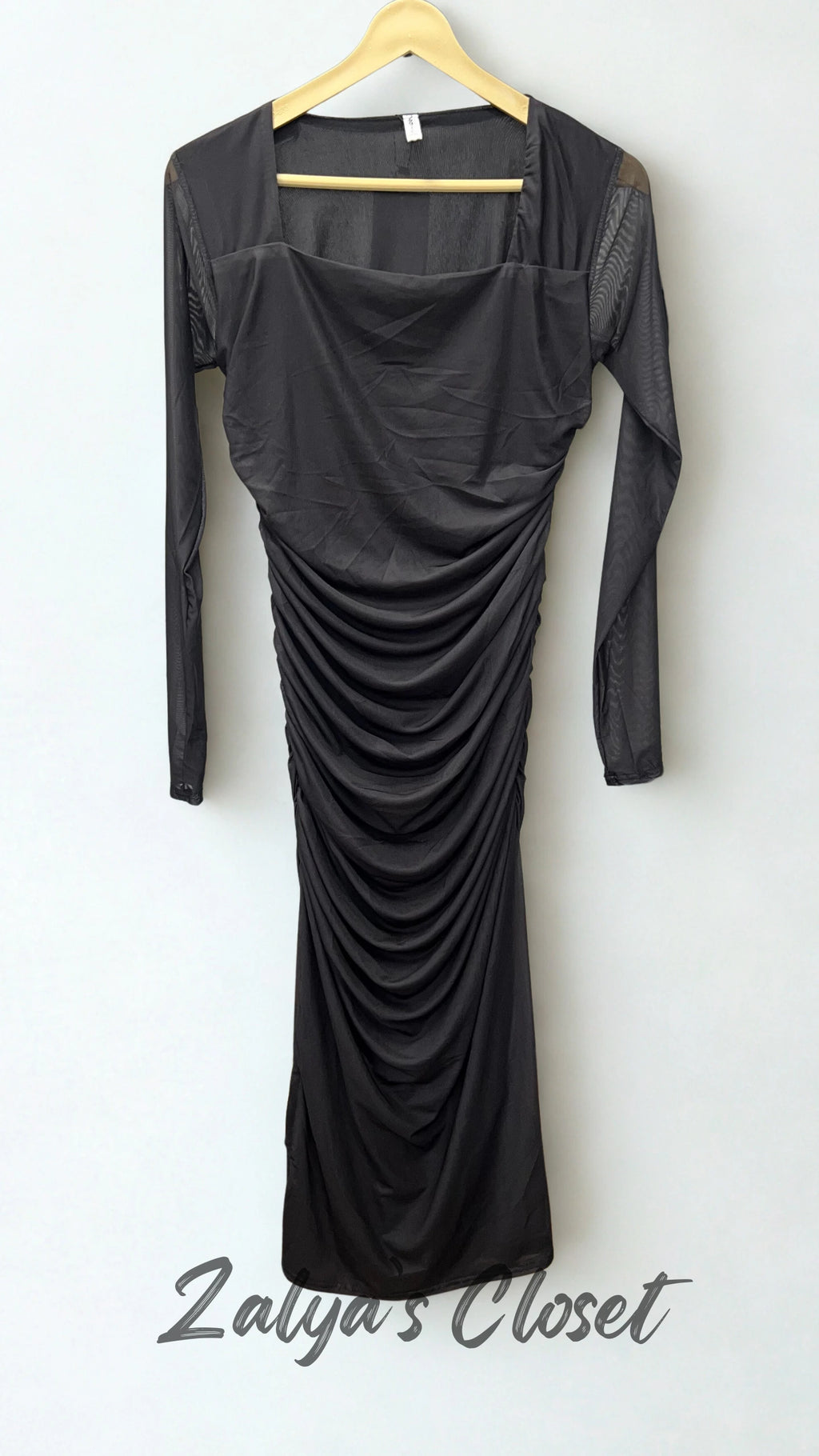 Full length Square Neck Bodycon Dress image 15