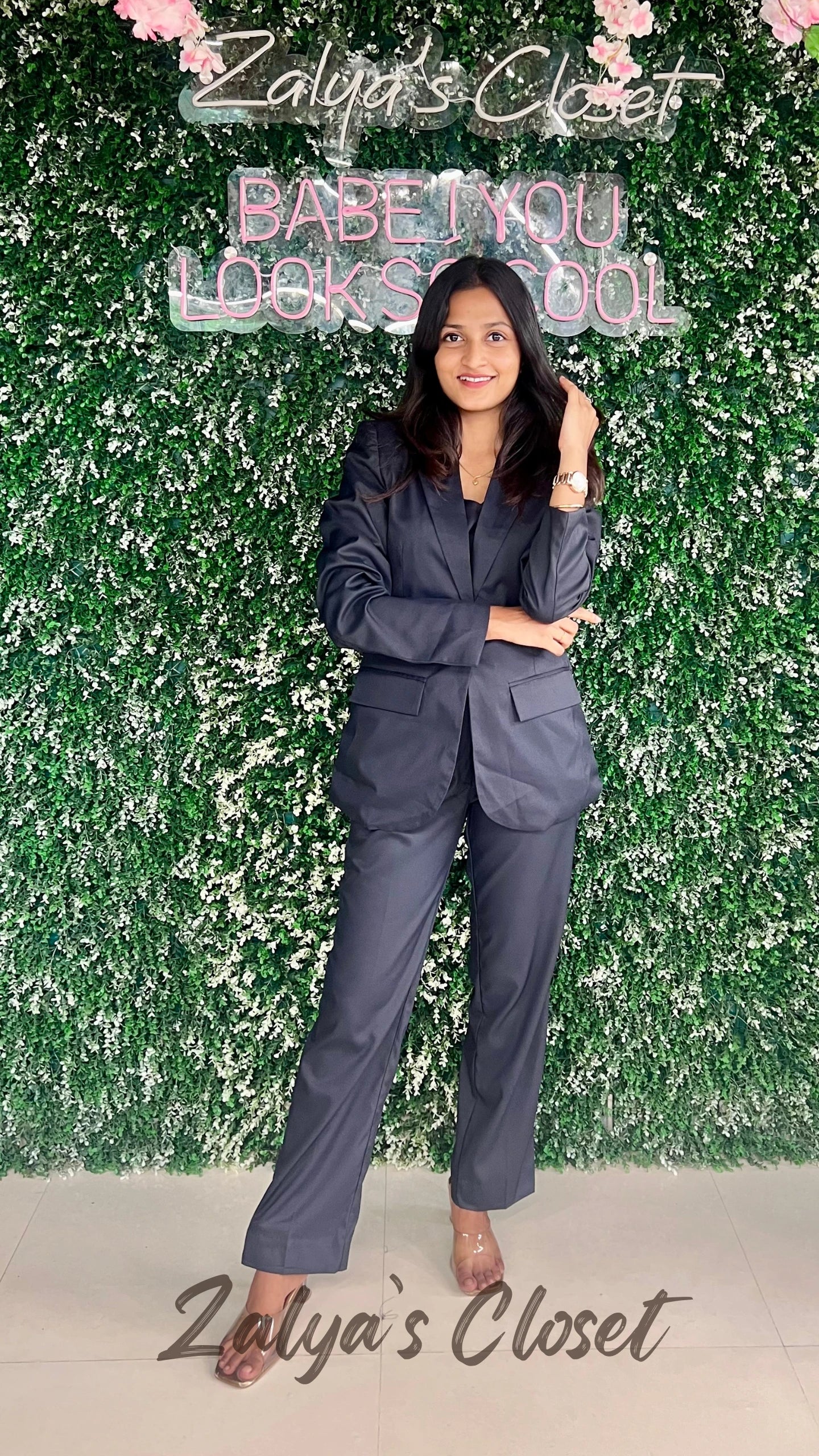 Premium 3pcs Blazer Suit set Navy Blue image 7