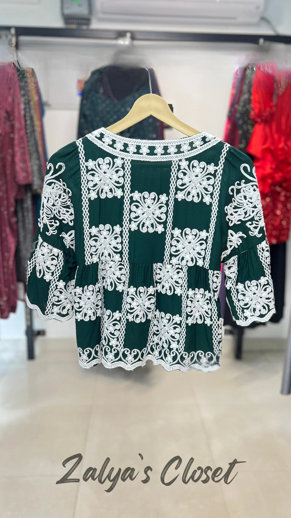 Top with Embroidered Detailing image 17