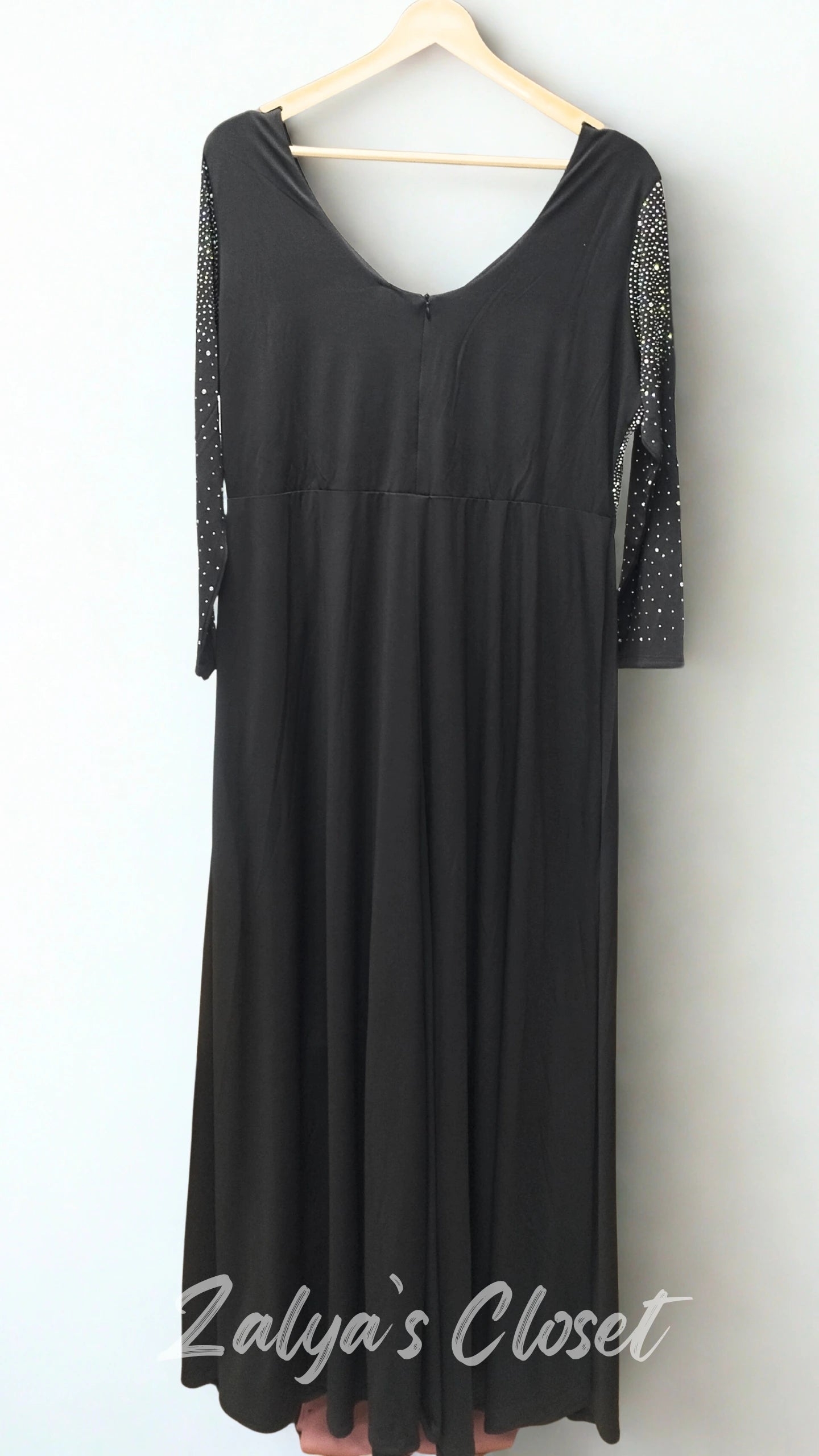 Half Multi Color Stone Work Dress image 13