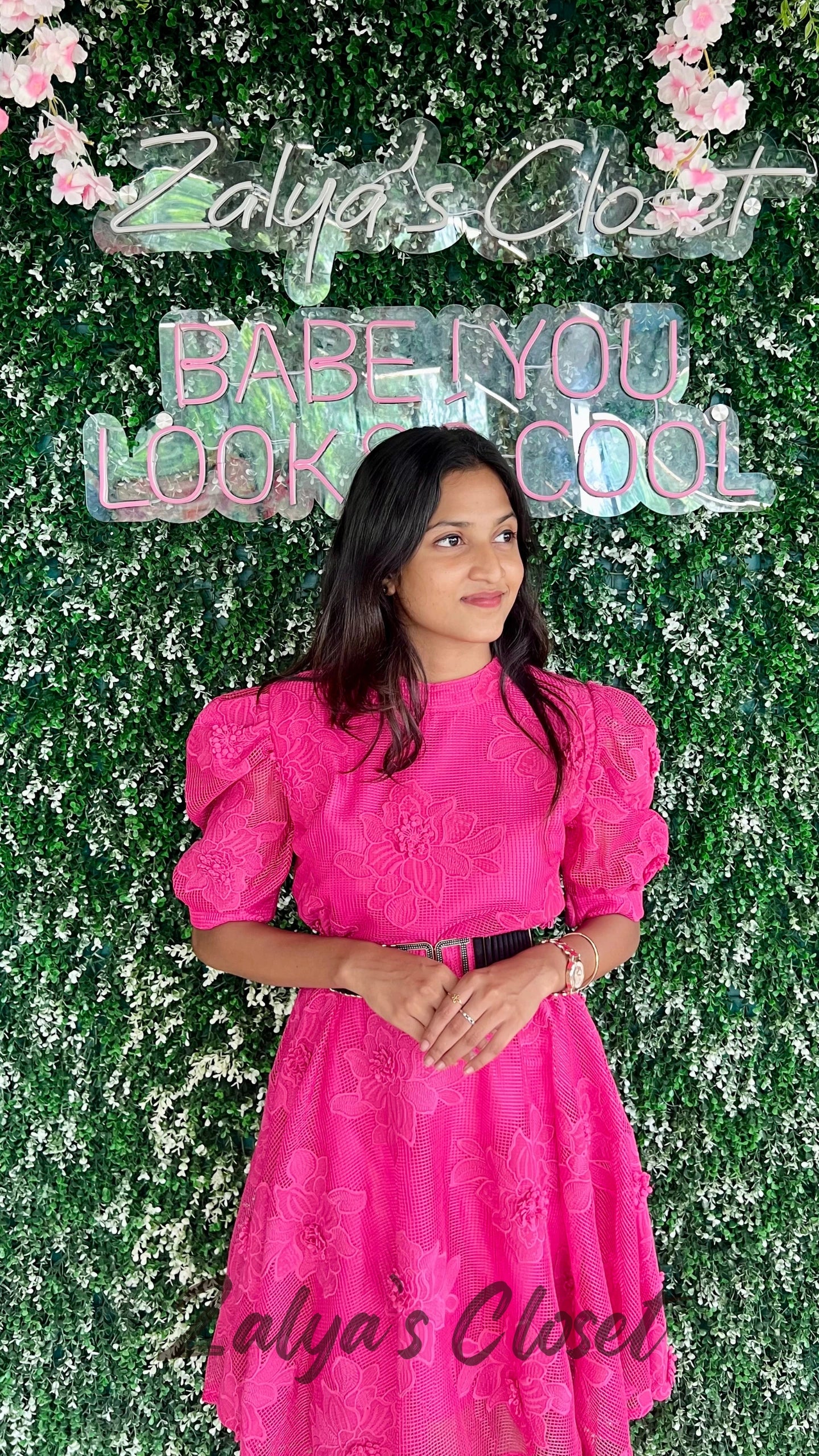 Embroidered Knee Length Dress image 3