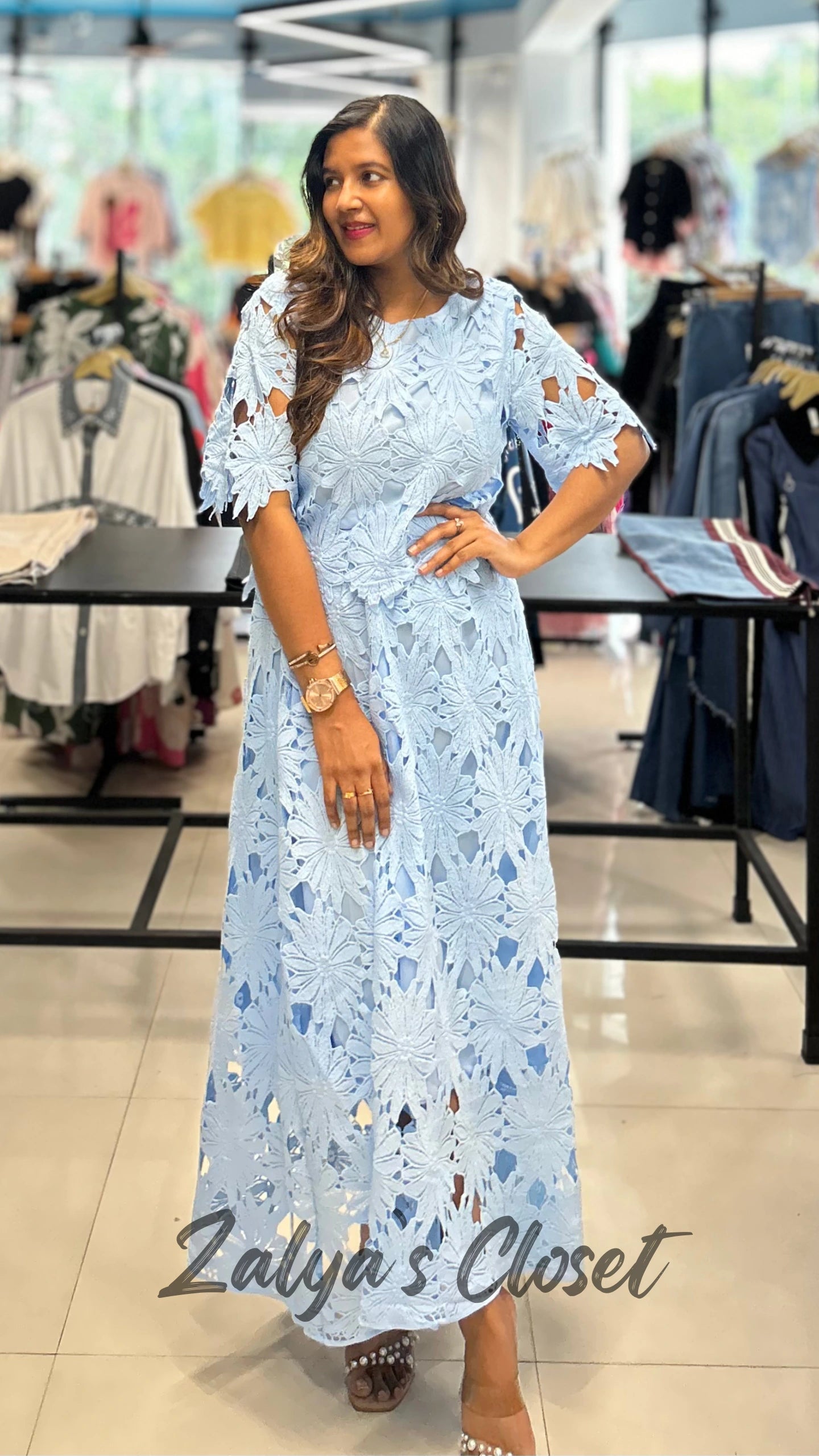 Imported Lace Top and Skirt Set image 6