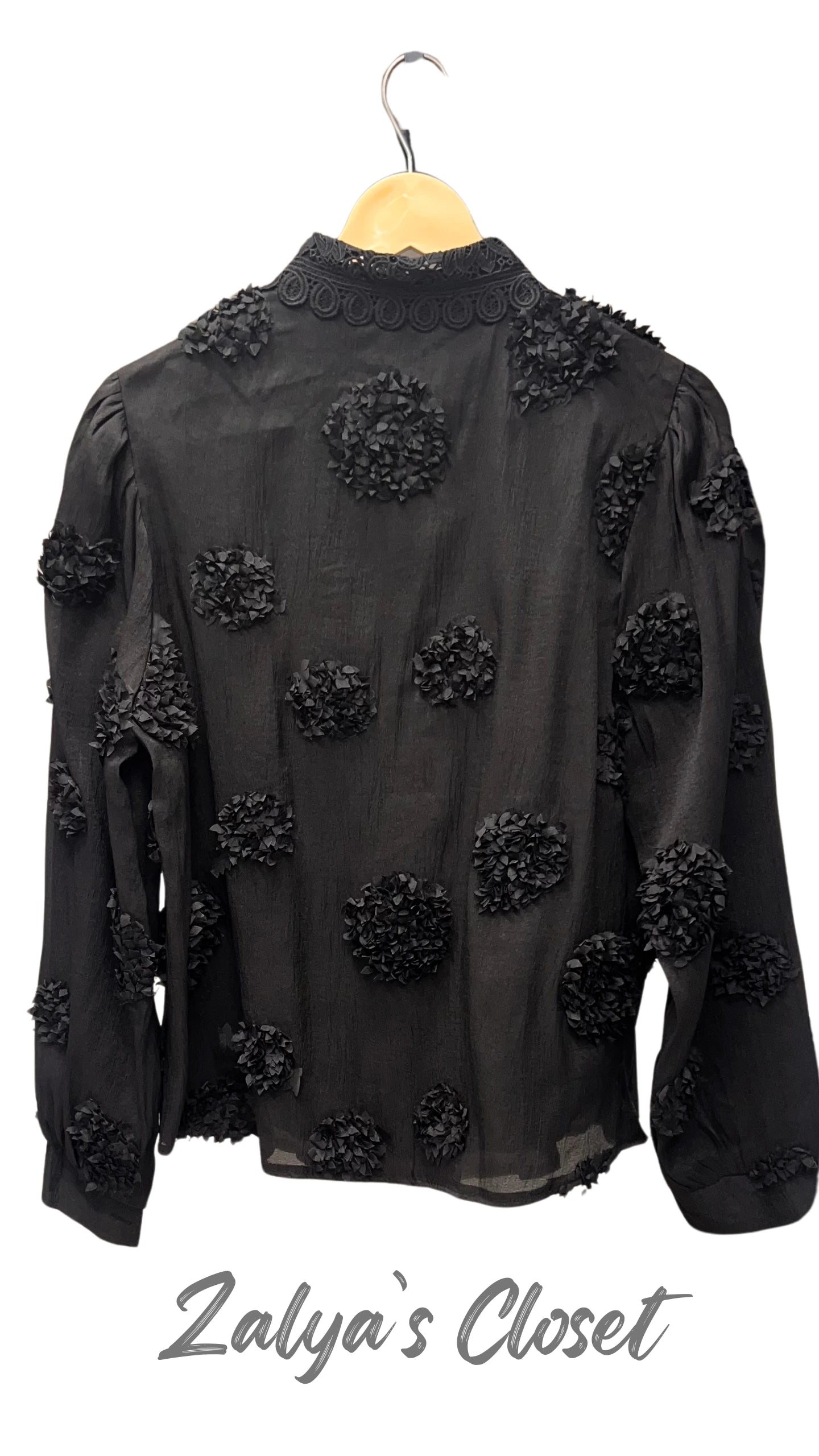 Imported Flower Embossed Tops image 1