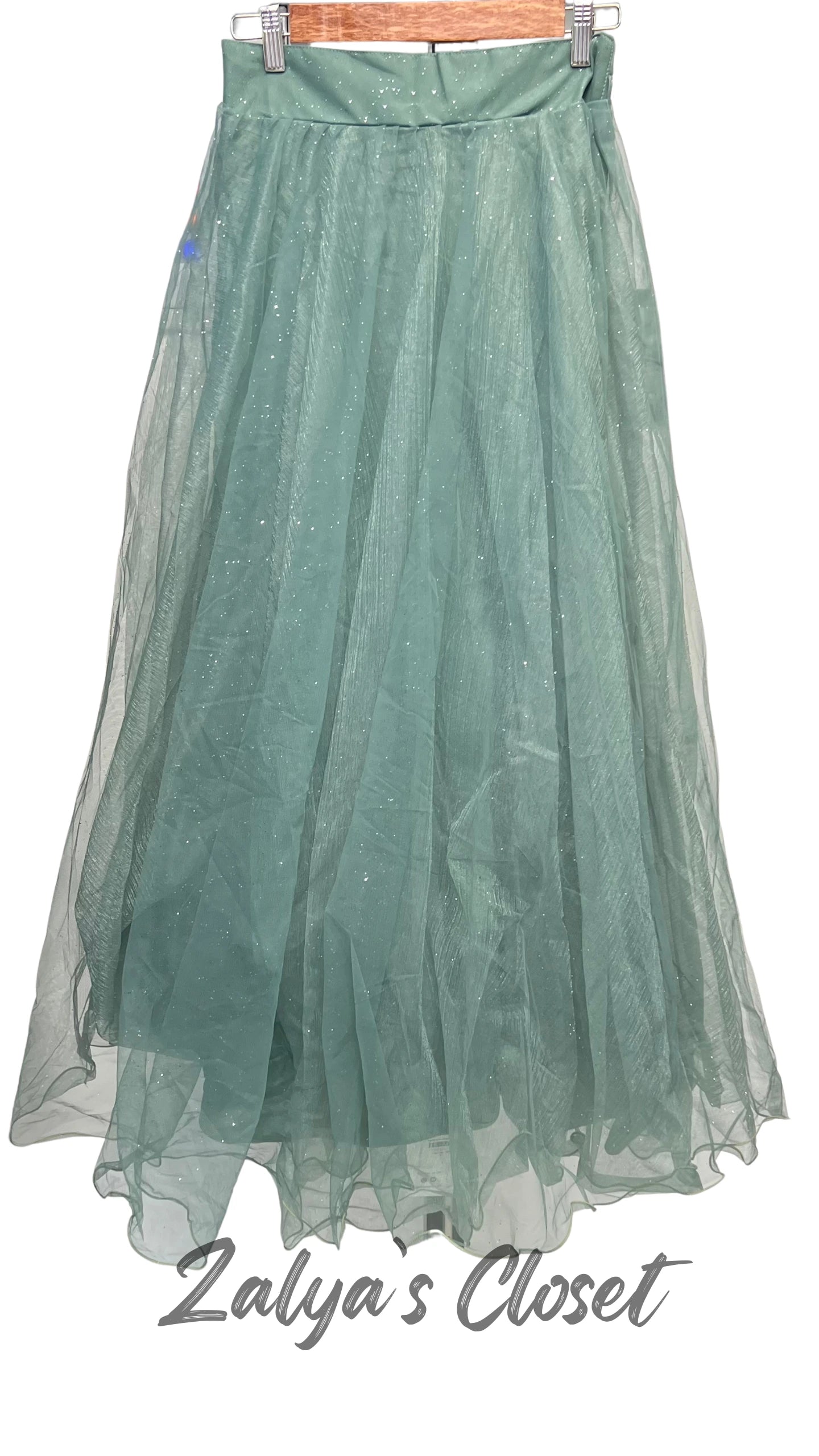 Organza Skirts With Stone Work image 3