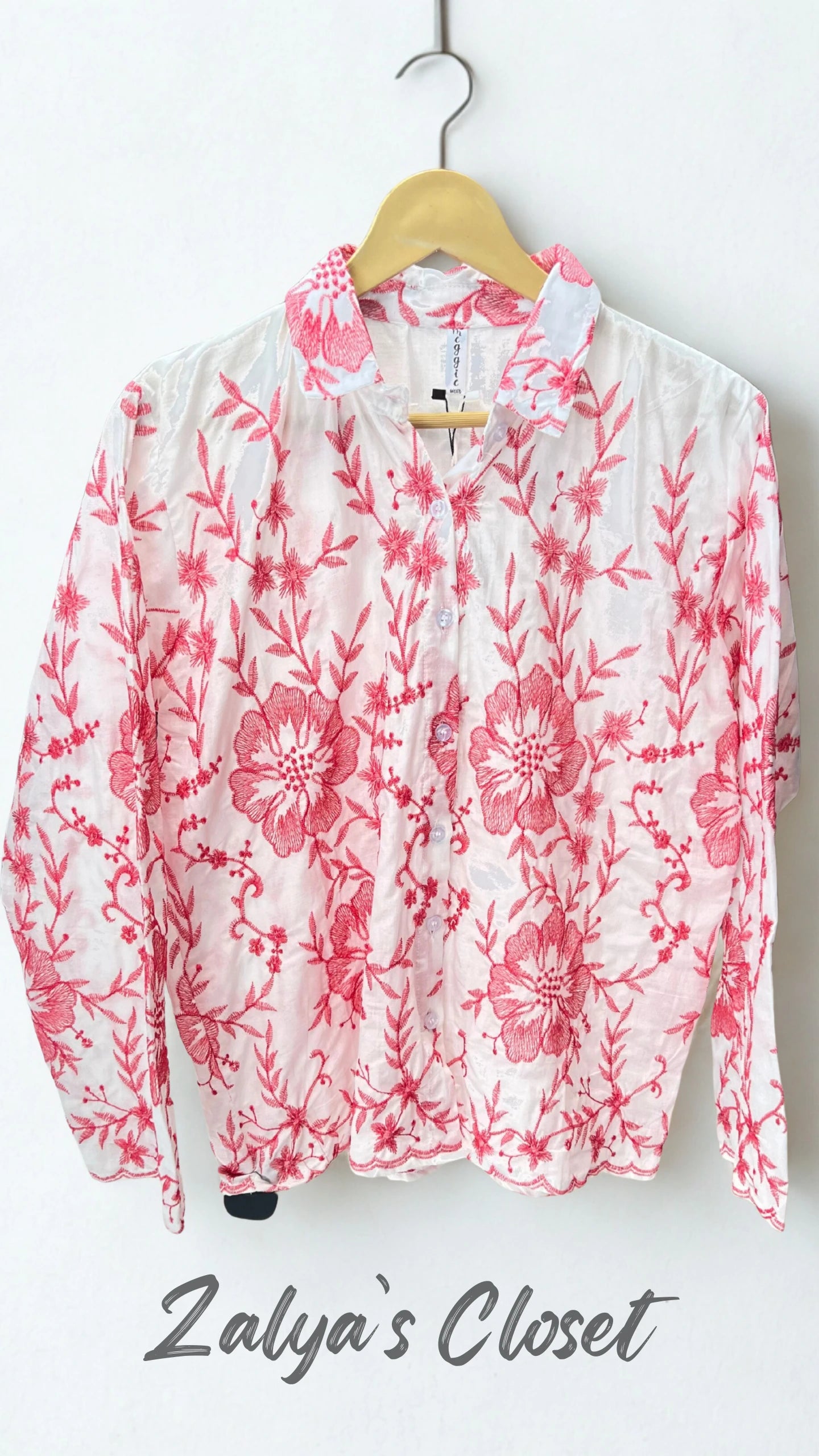 Flower Embroidered Tops image 6