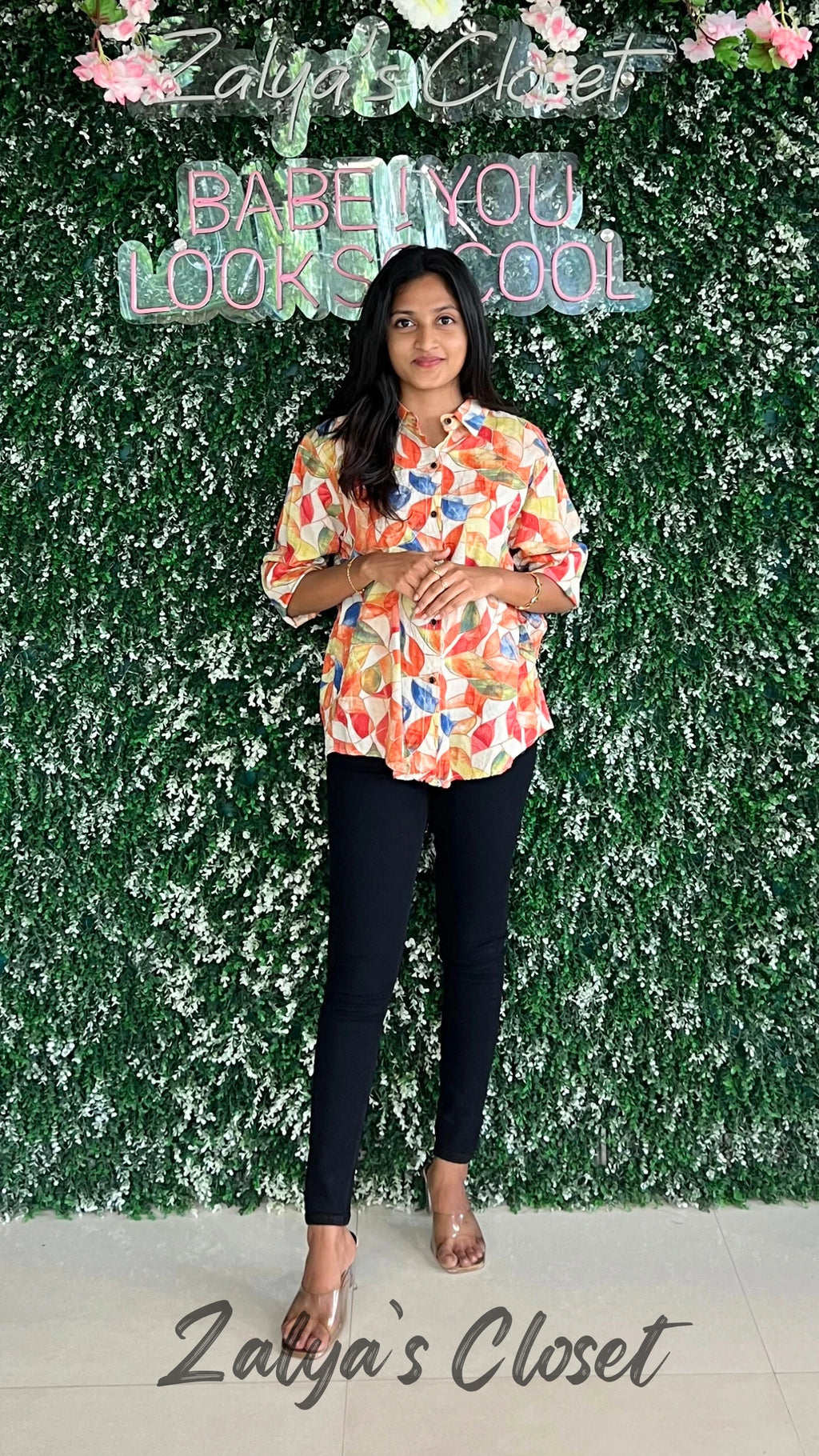 Imported Floral Printed Soft Shirts image 0
