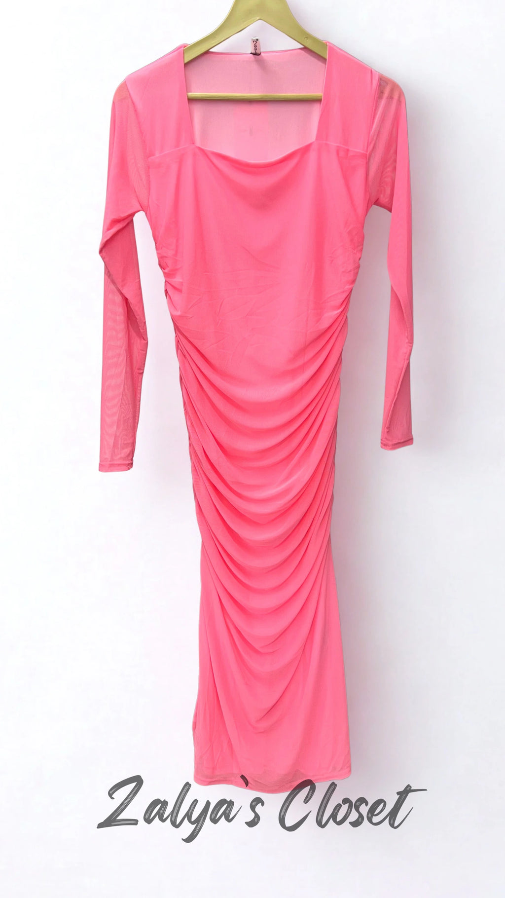 Full length Square Neck Bodycon Dress image 18