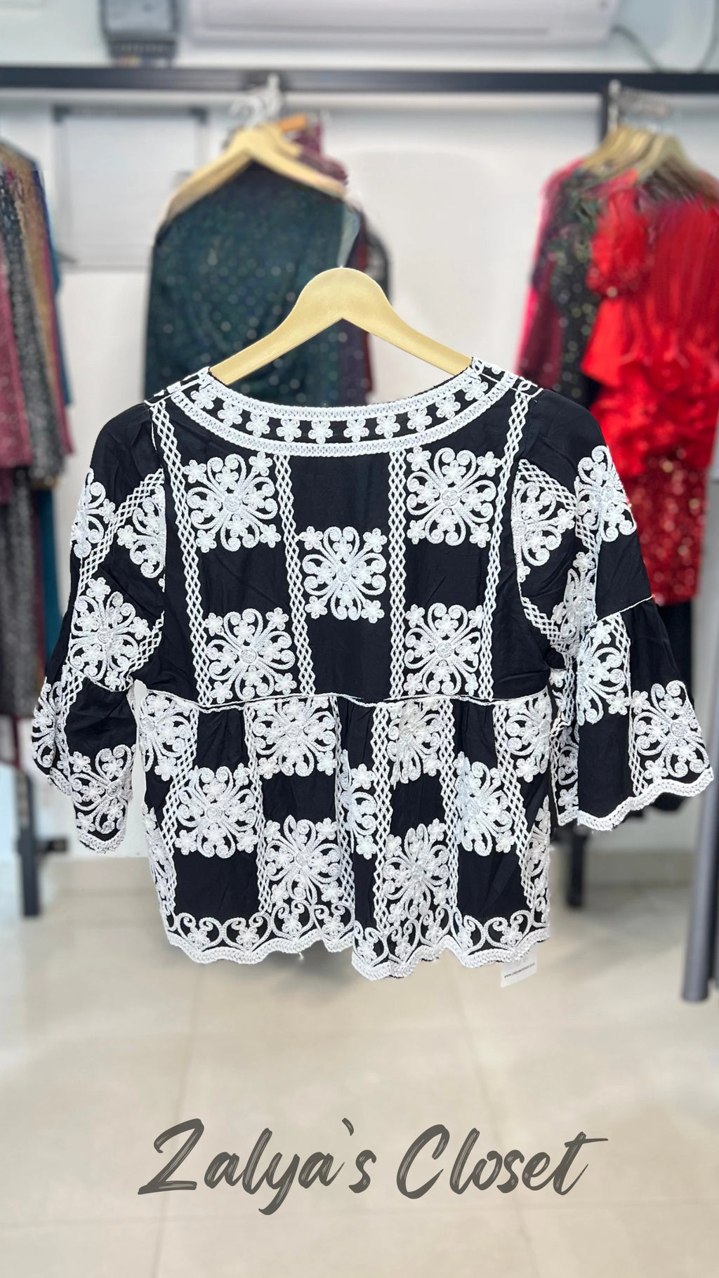 Top with Embroidered Detailing image 12