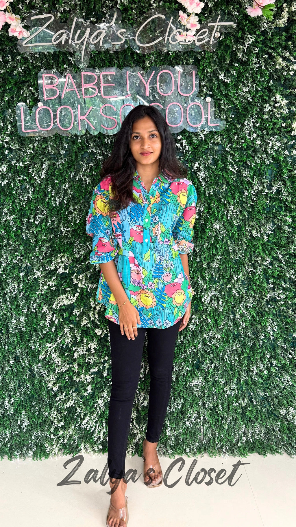 Funky Printed Shirts - Dark Green image