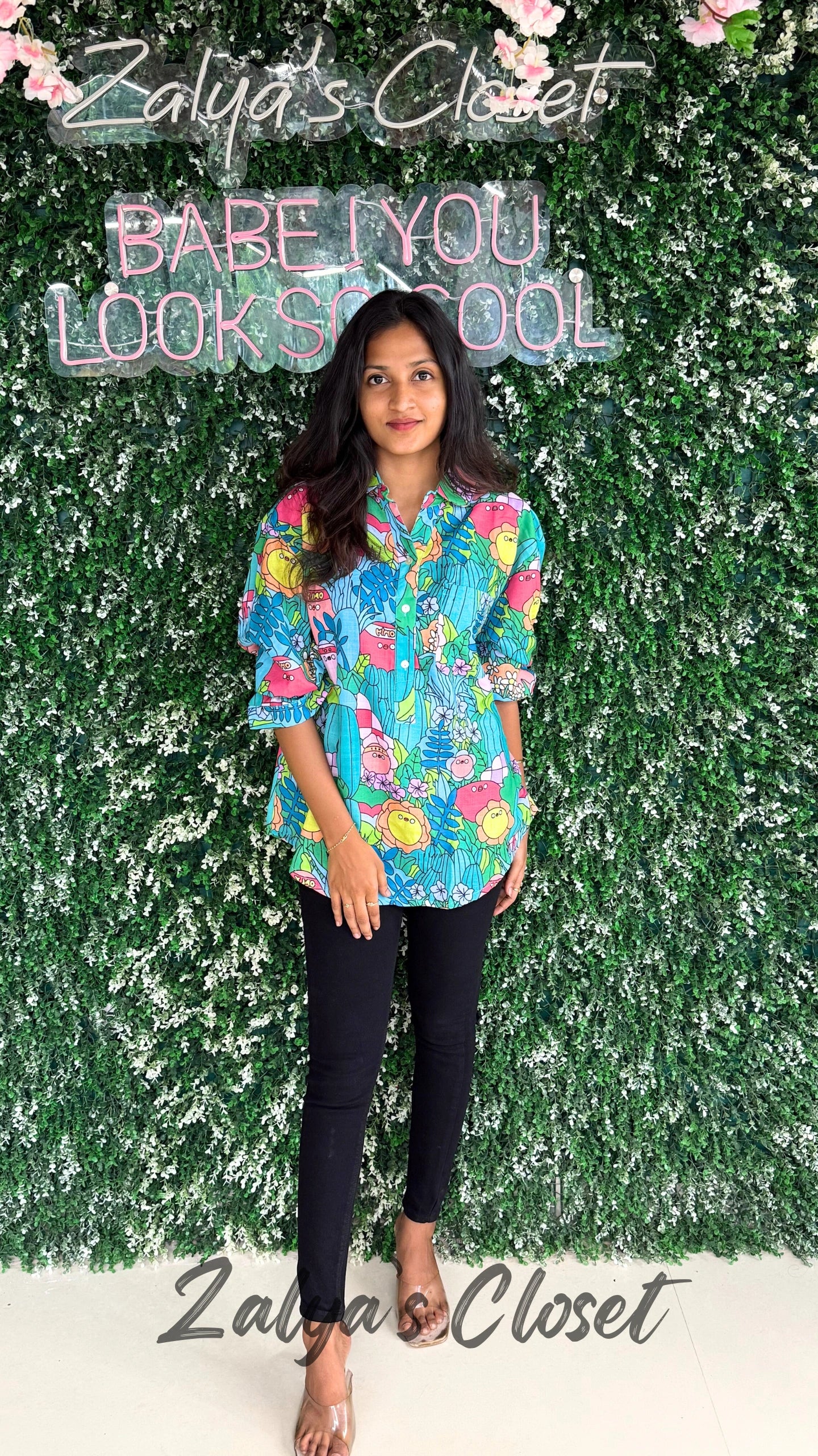 Funky Printed Shirts - Dark Green image