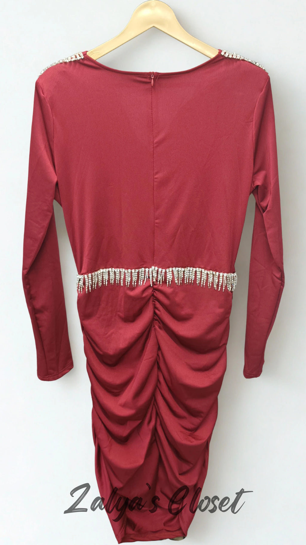 Party wear Dress with Stone Details image 7