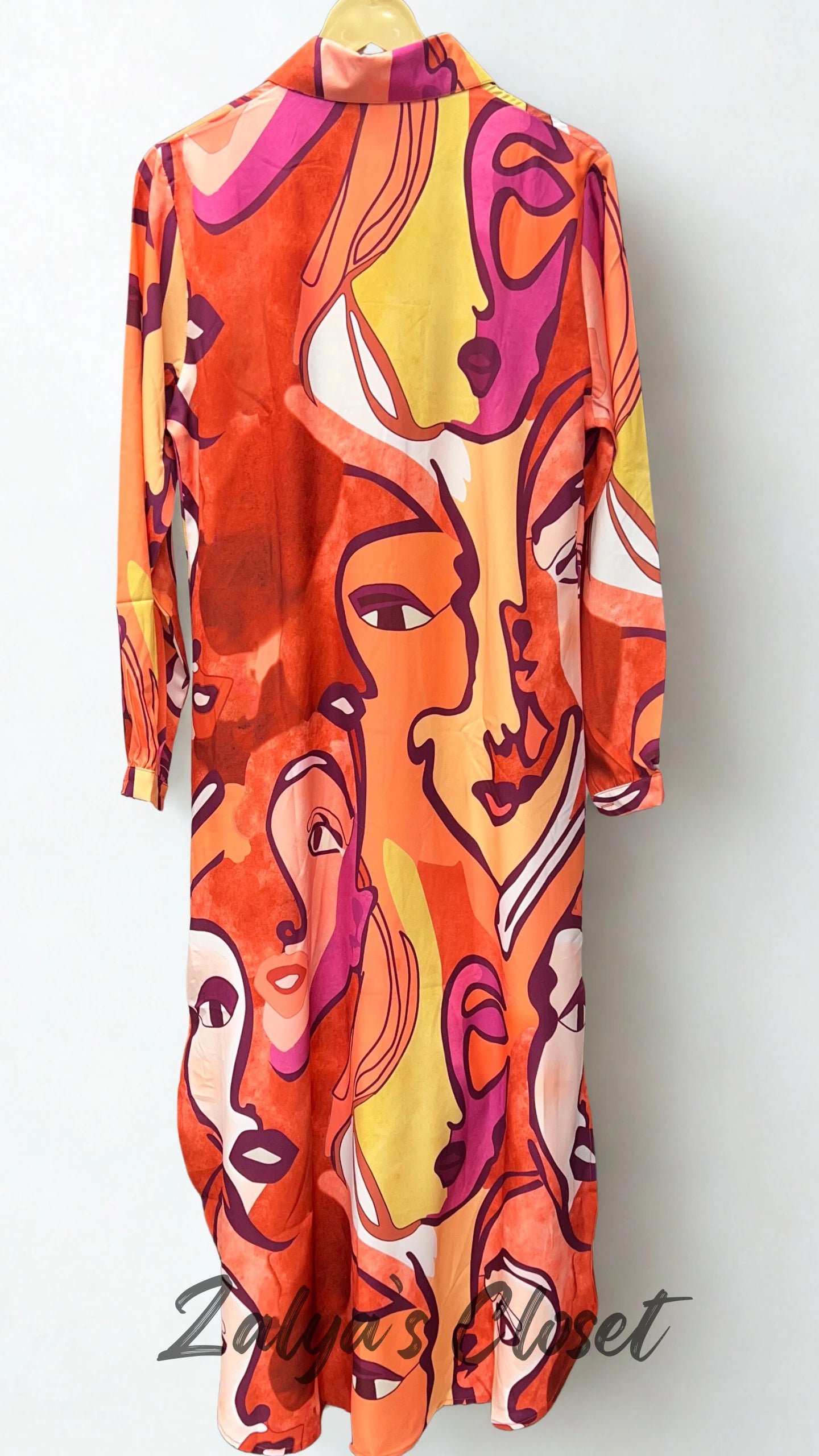 Funky Printed Shirt Dress image 8