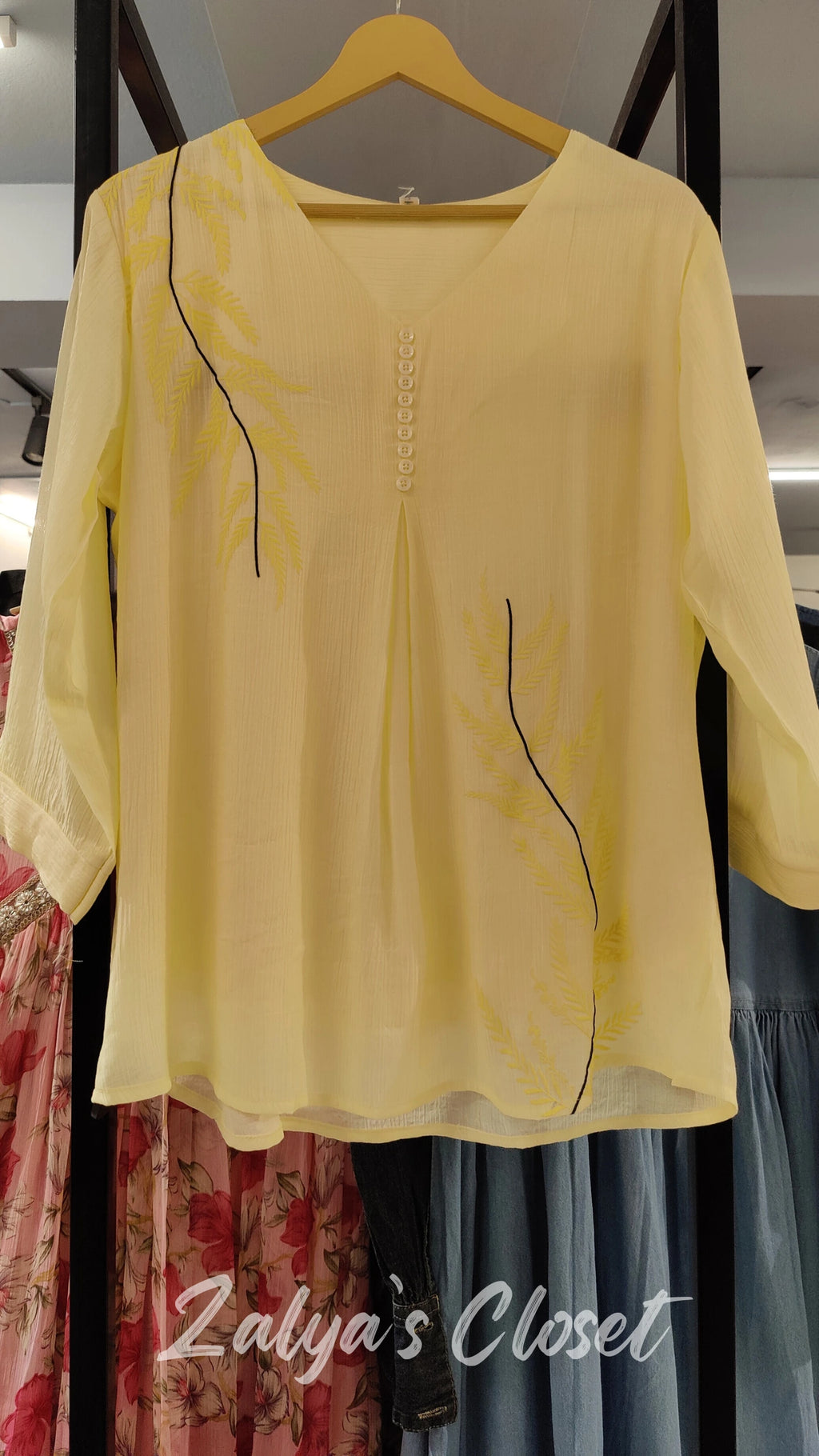 Top With Embroidery Design image 1