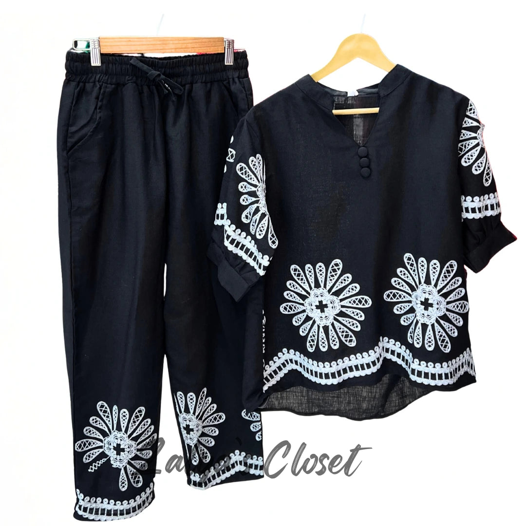 Cropped Pant and Top Co-ord Set image 19