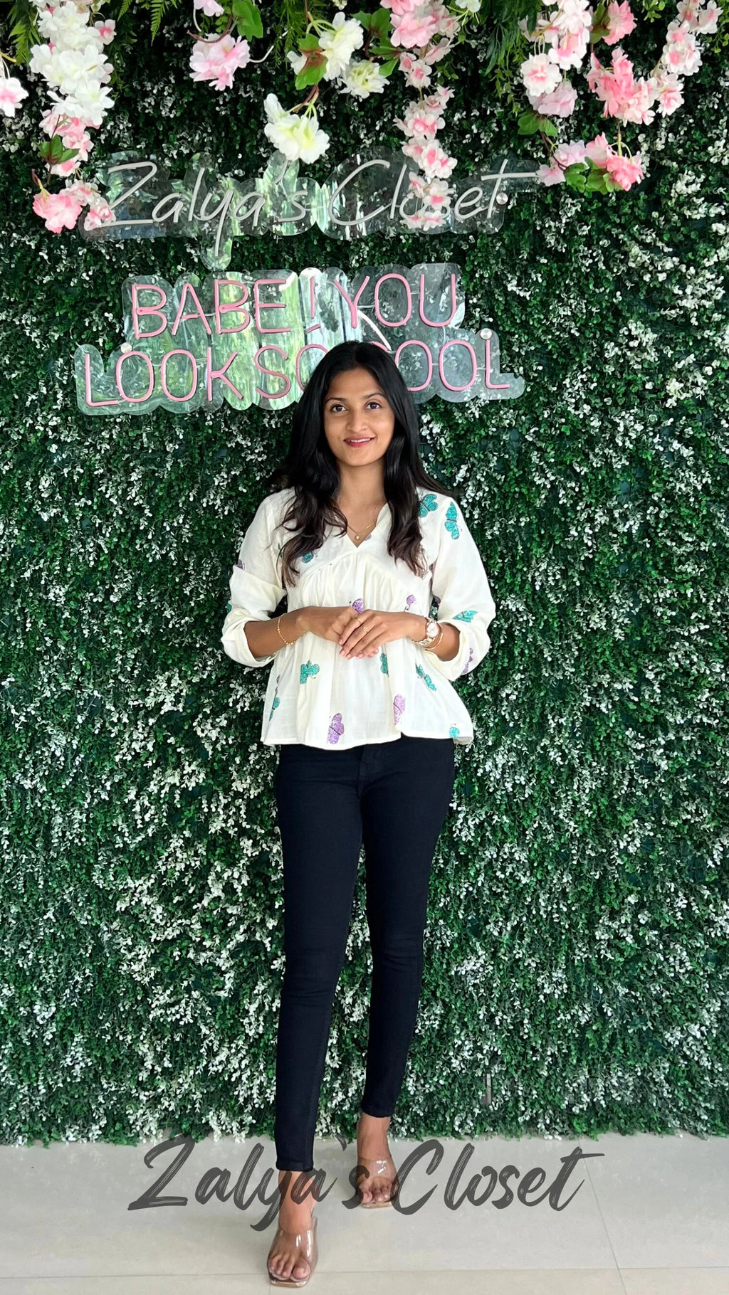 Butterfly White Tops image 0