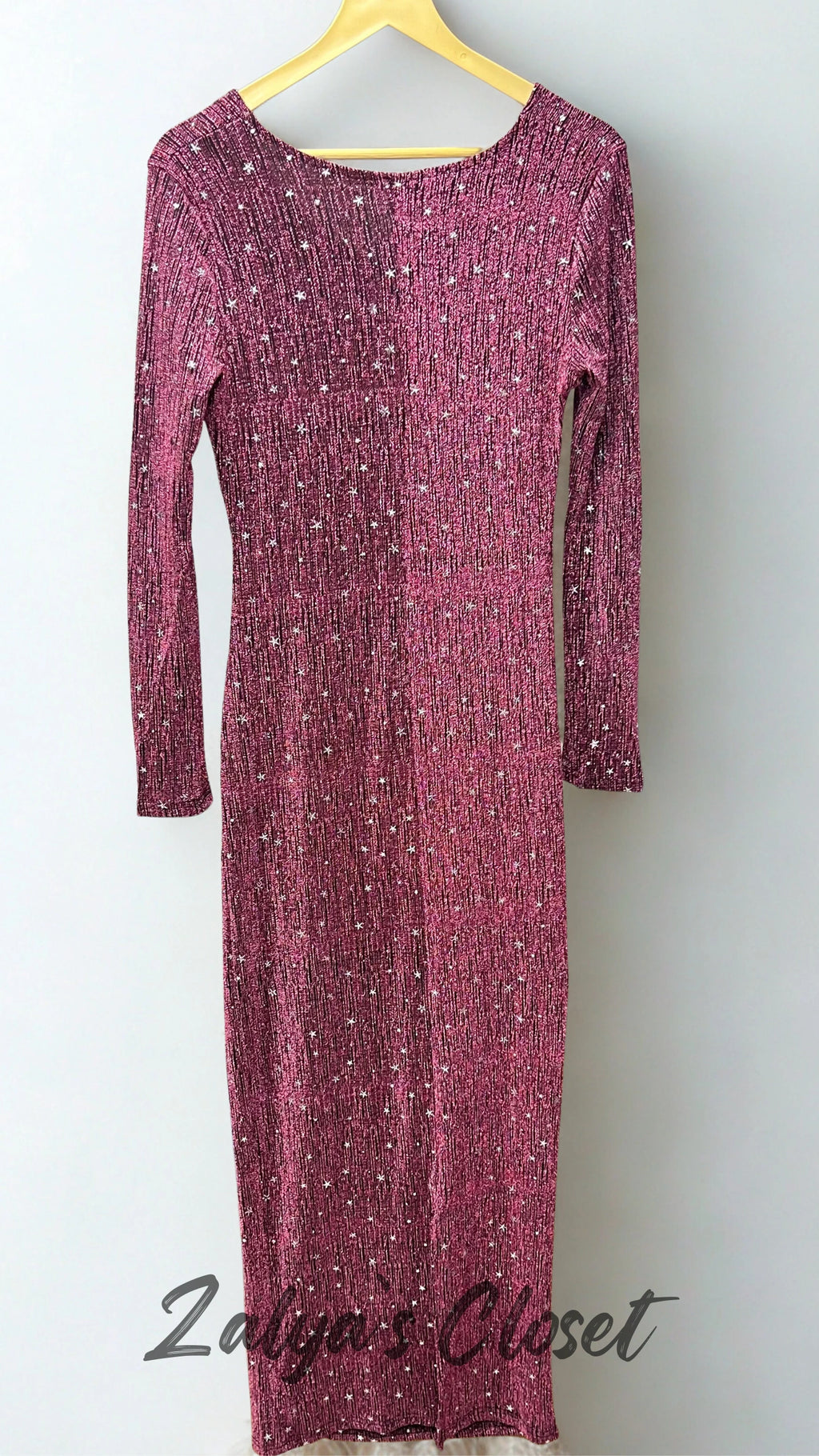 Imported Shimmer Bodycon Dress image 7