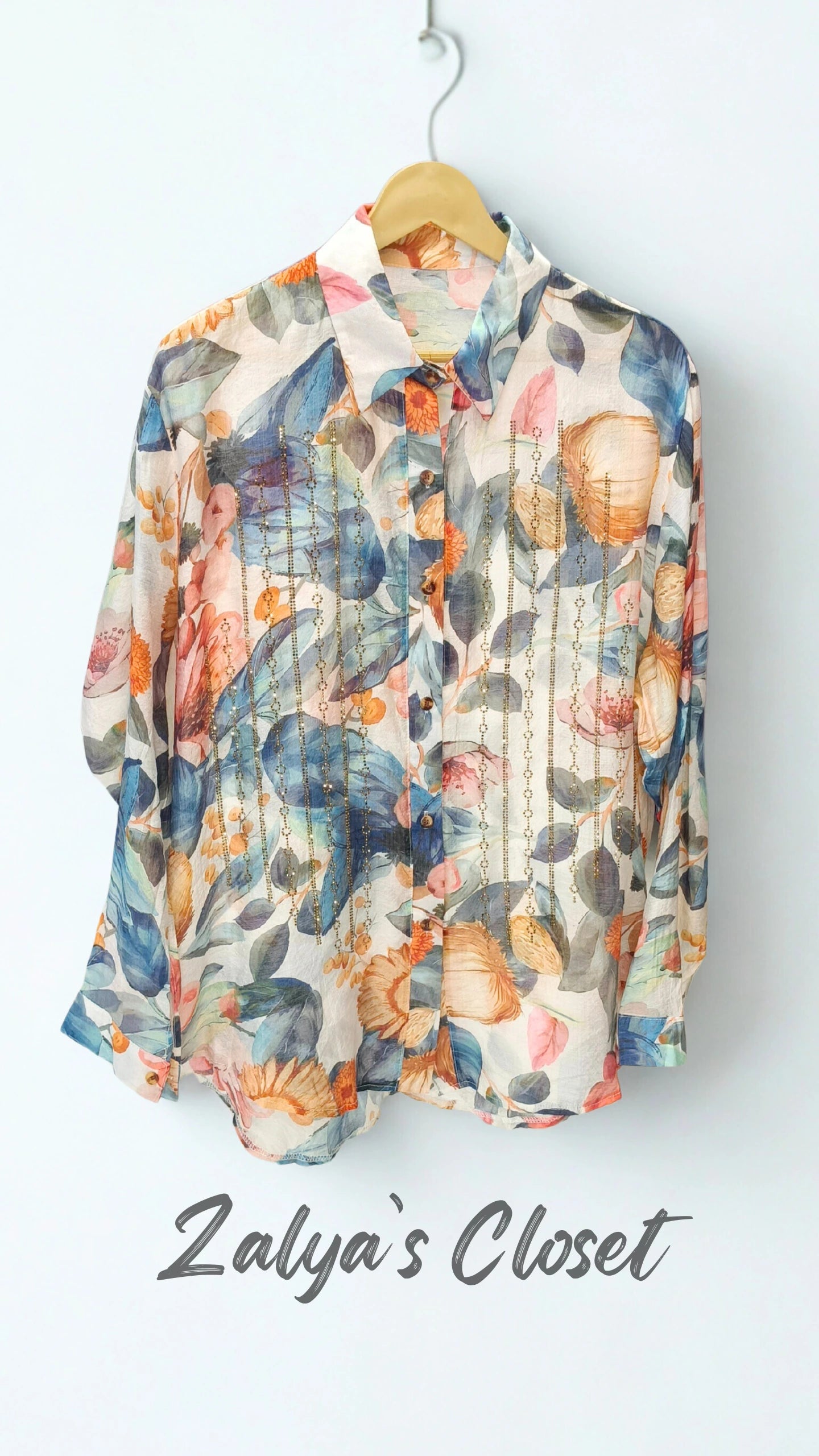 Imported Stone Work Shirt image 4