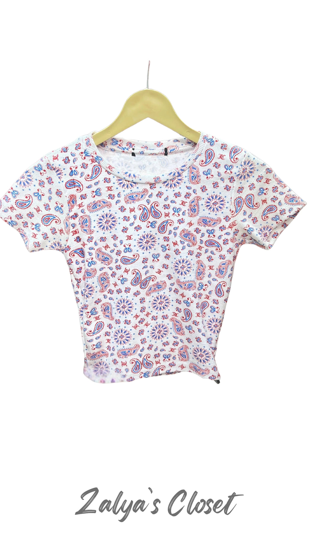 Printed Tops - Purple image