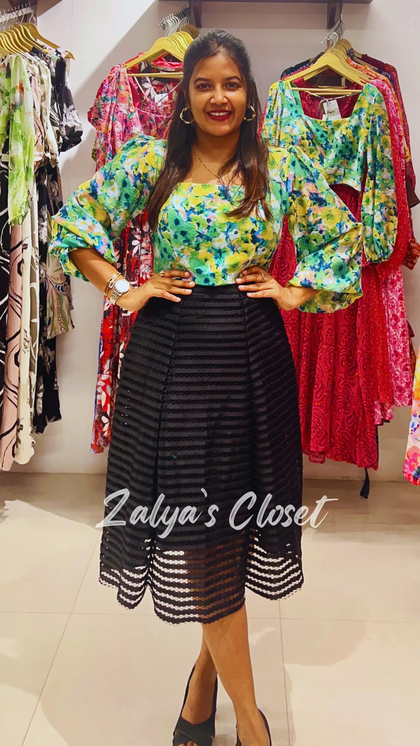 Square Neck Cotton Smocking Top image 4