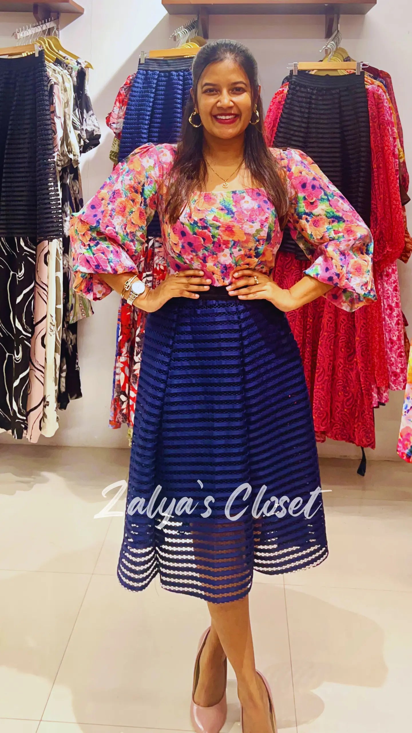 Square Neck Cotton Smocking Top image 5