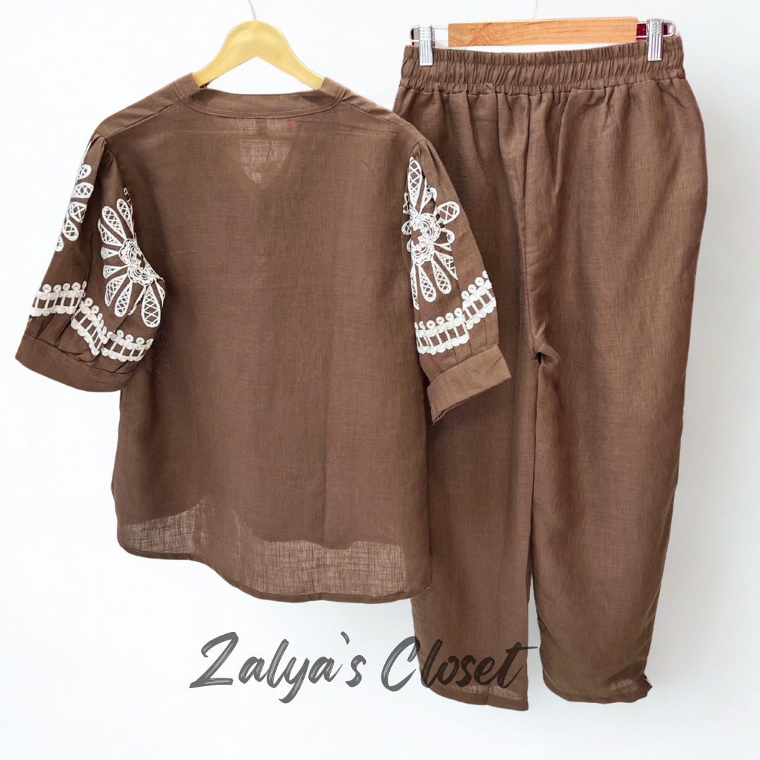 Cropped Pant and Top Co-ord Set image 15