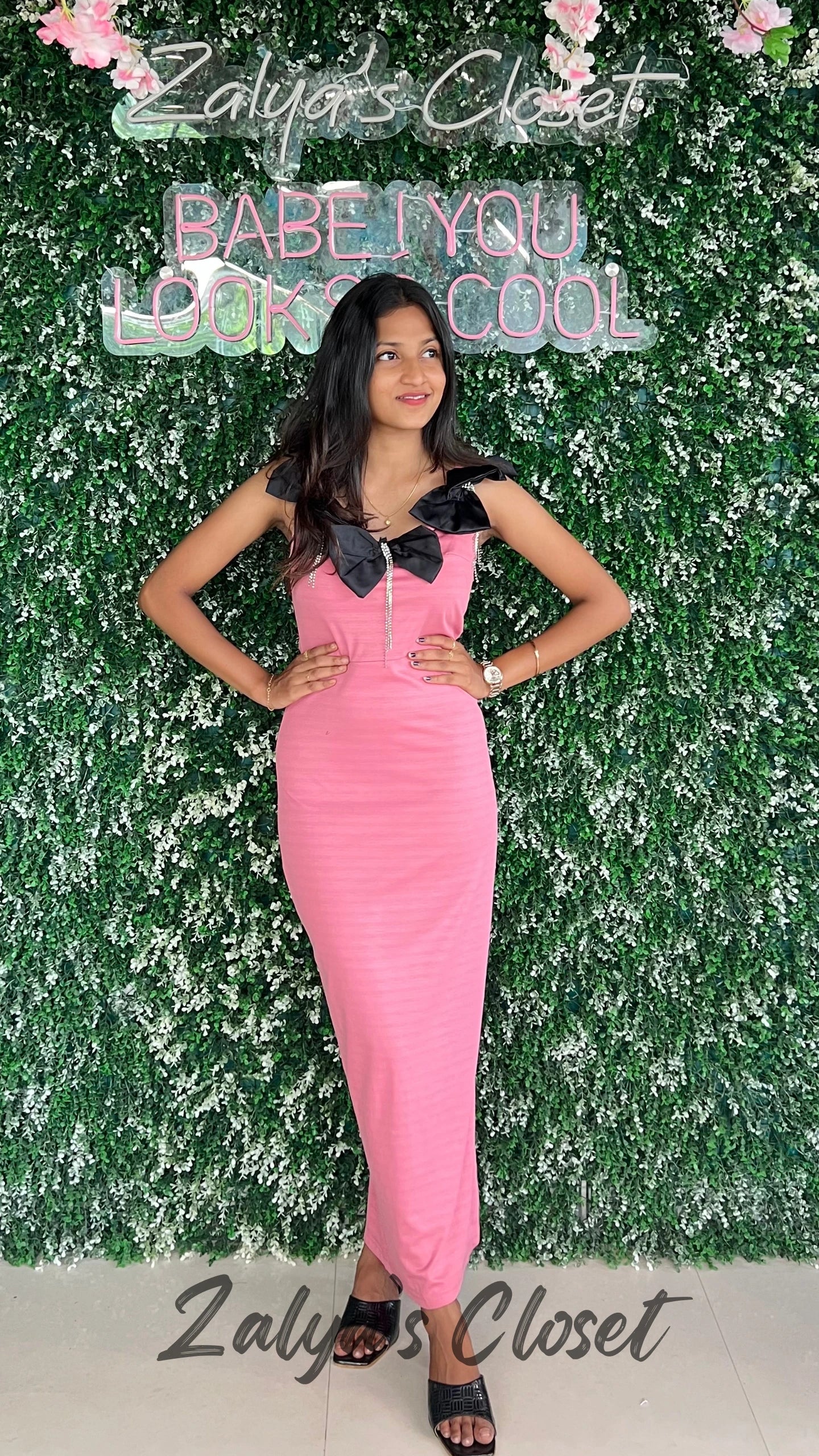 Bow Design Party wear Dress image 3