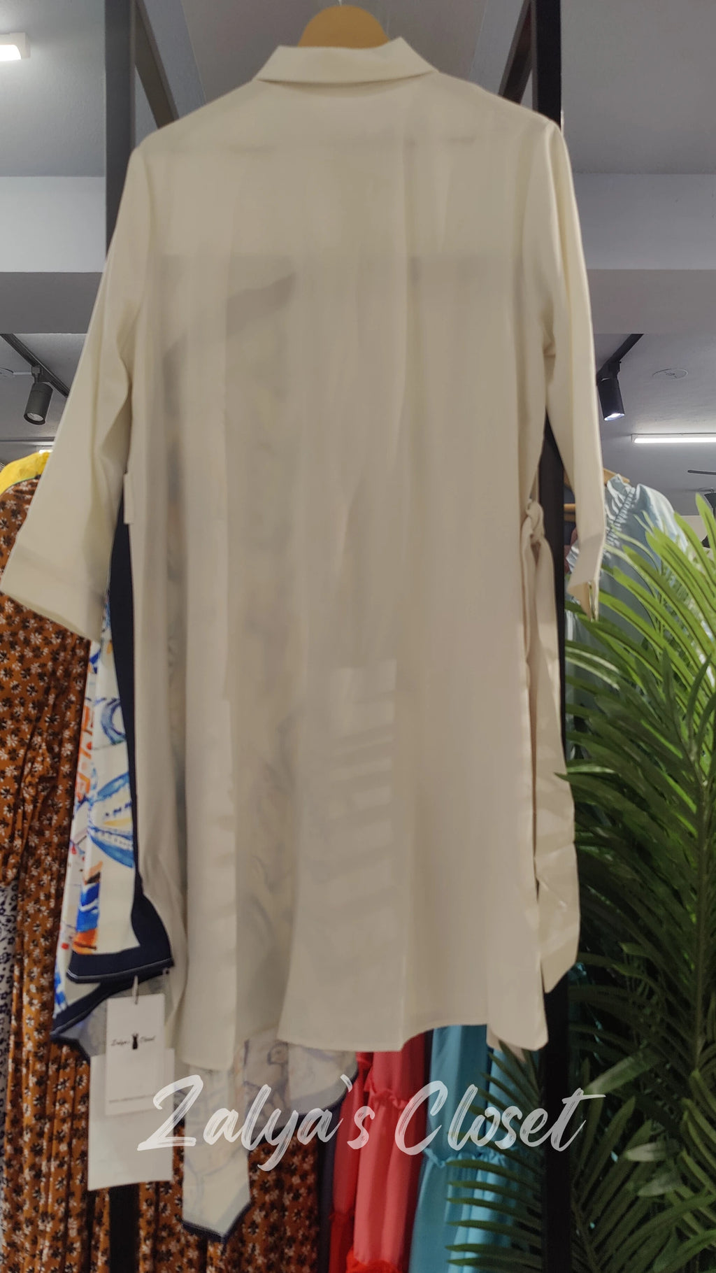 Asymmetric Long Shirt Imported image 16