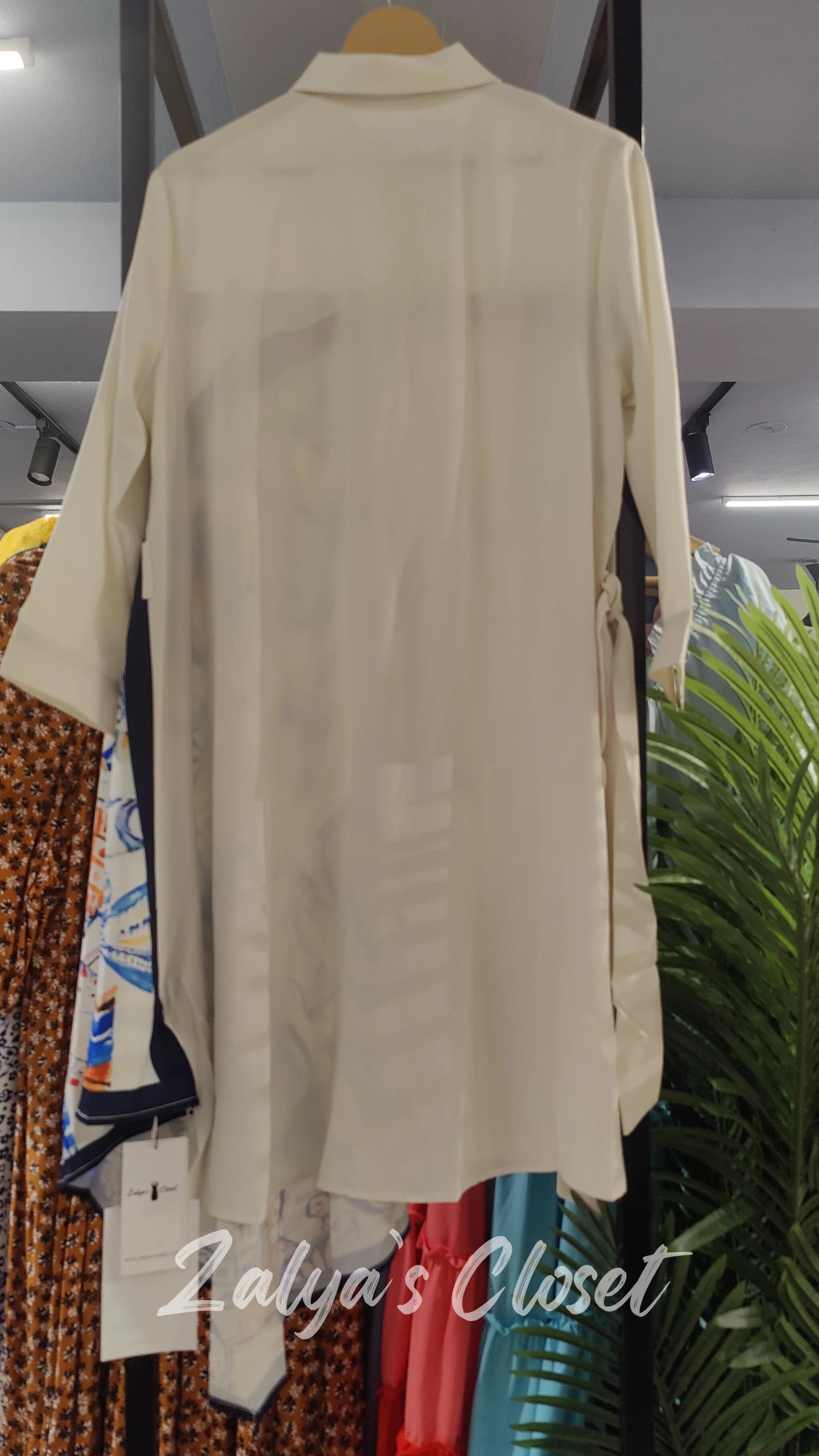 Asymmetric Long Shirt Imported image 16