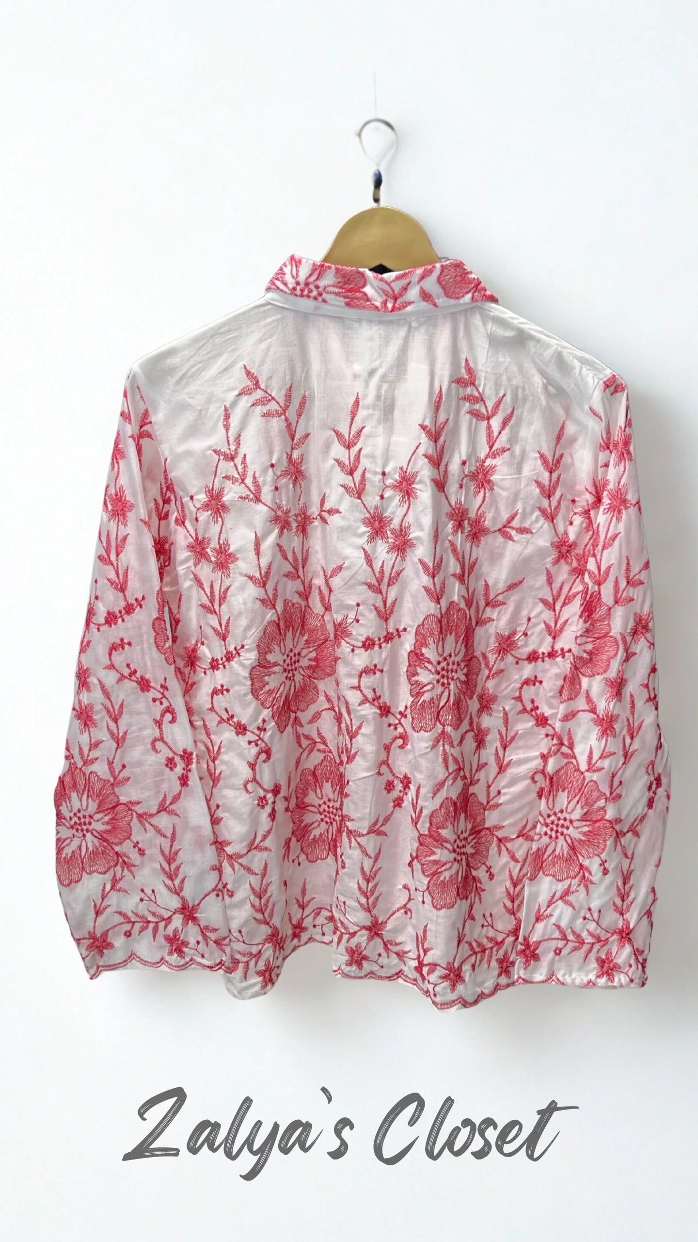 Flower Embroidered Tops image 5