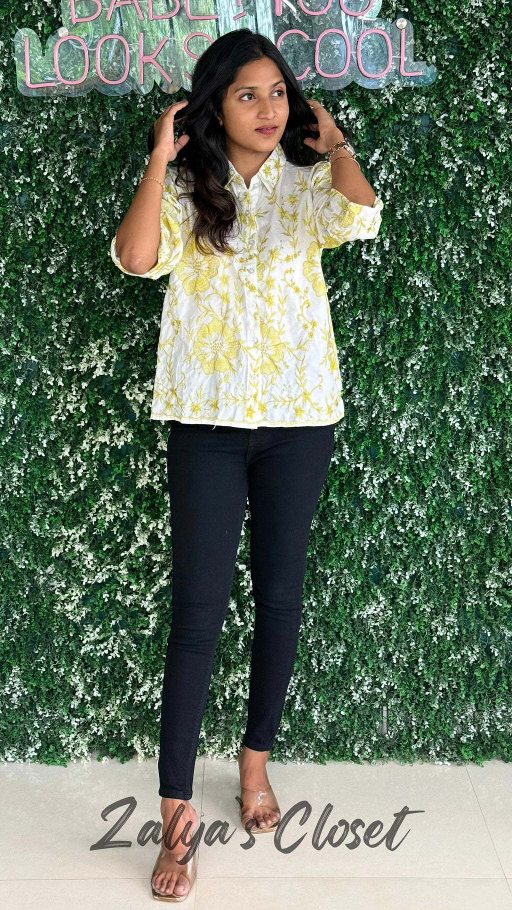 Flower Embroidered Tops image 15