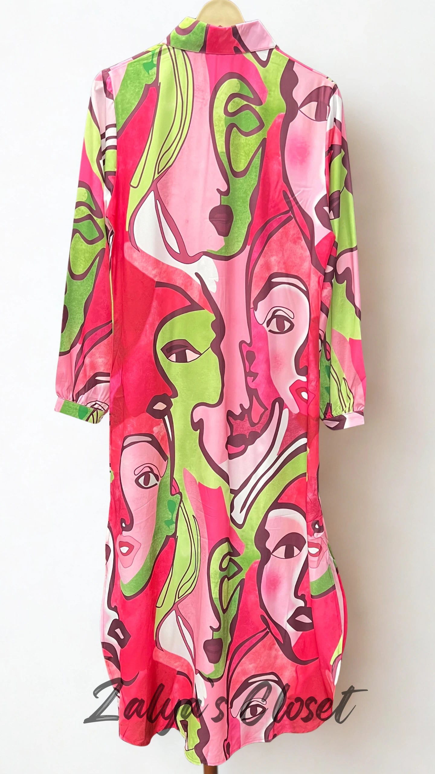 Funky Printed Shirt Dress image 6