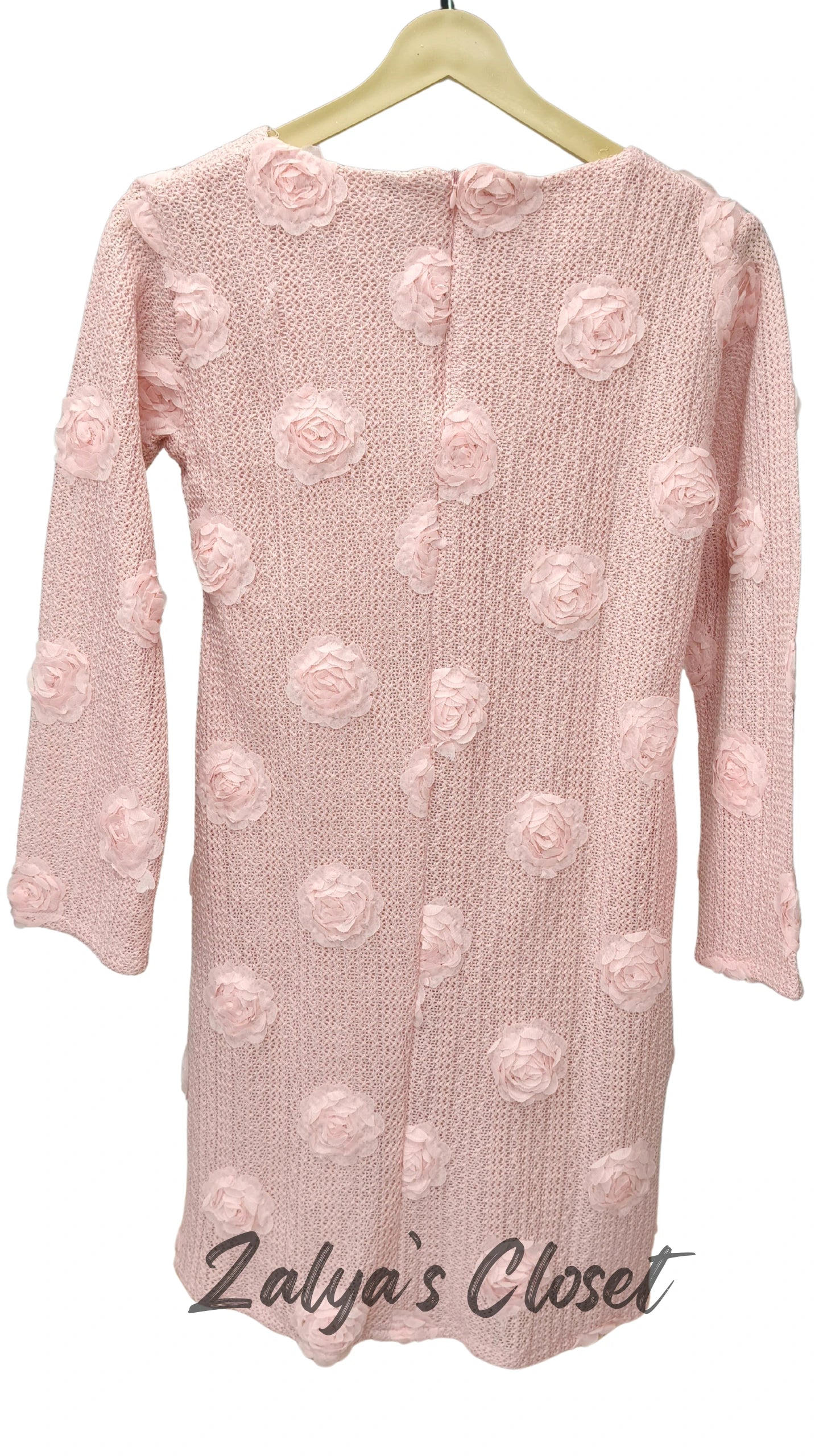 Imported Flower Embossed Dress image 7