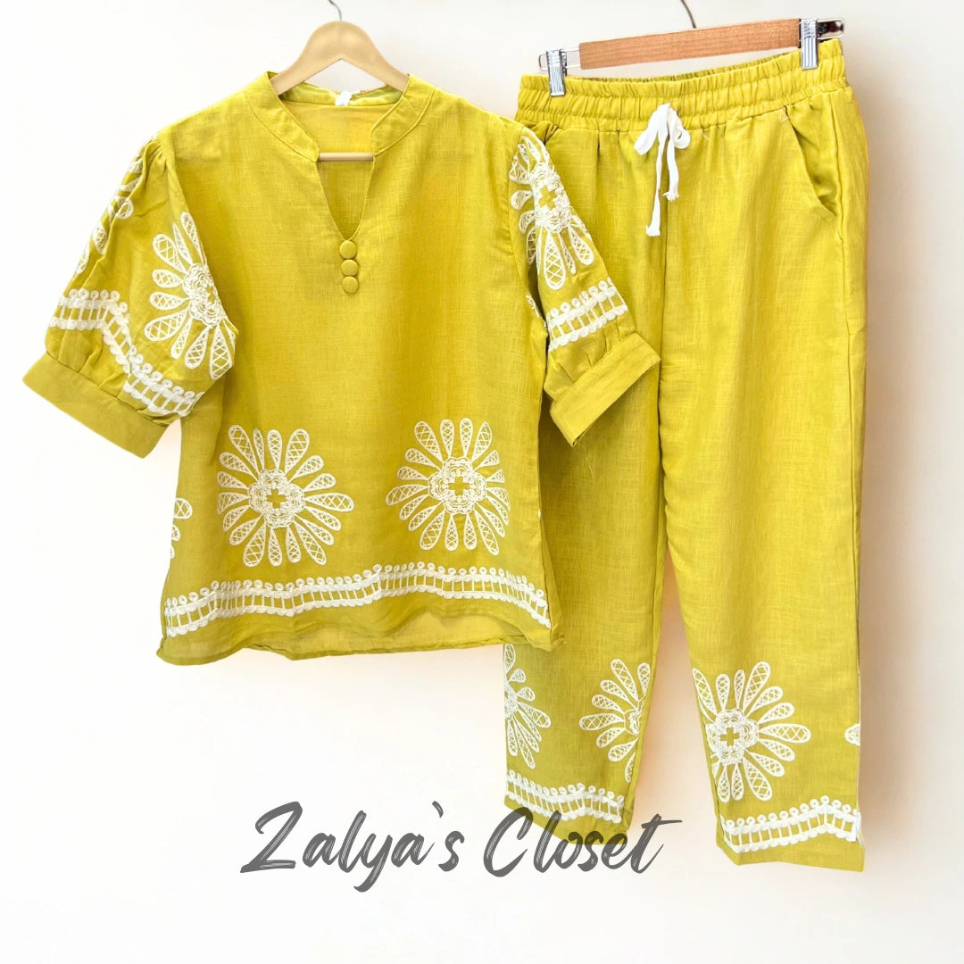 Cropped Pant and Top Co-ord Set image 14