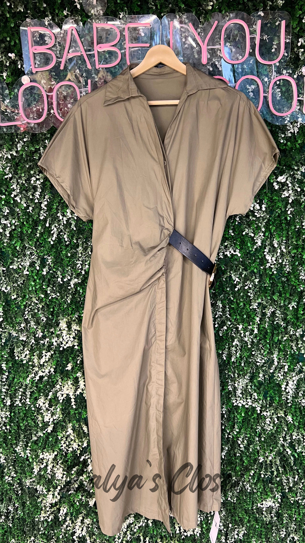 Asymmetrical Cotton Imported Dress