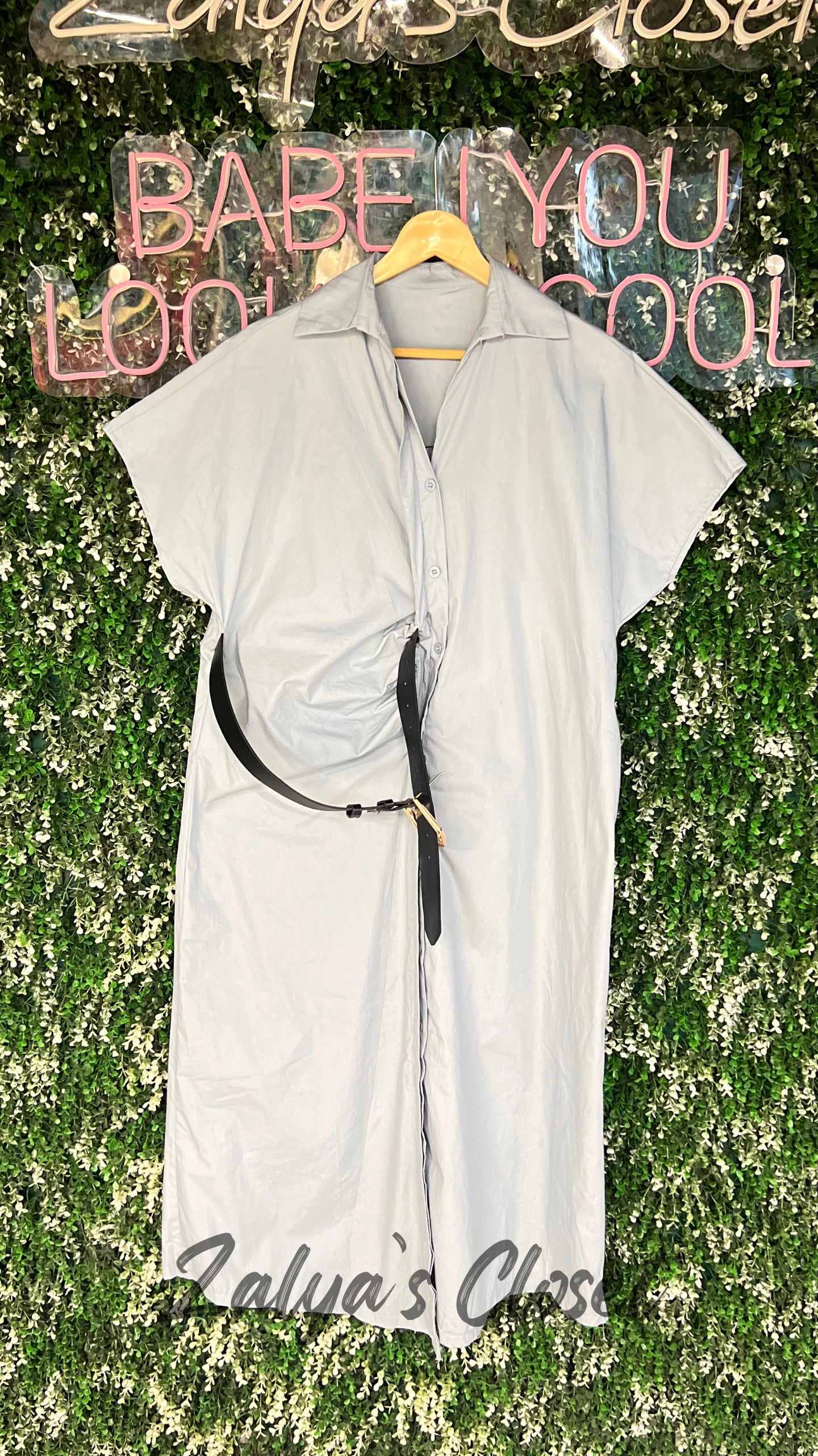 Asymmetrical Cotton Imported Dress