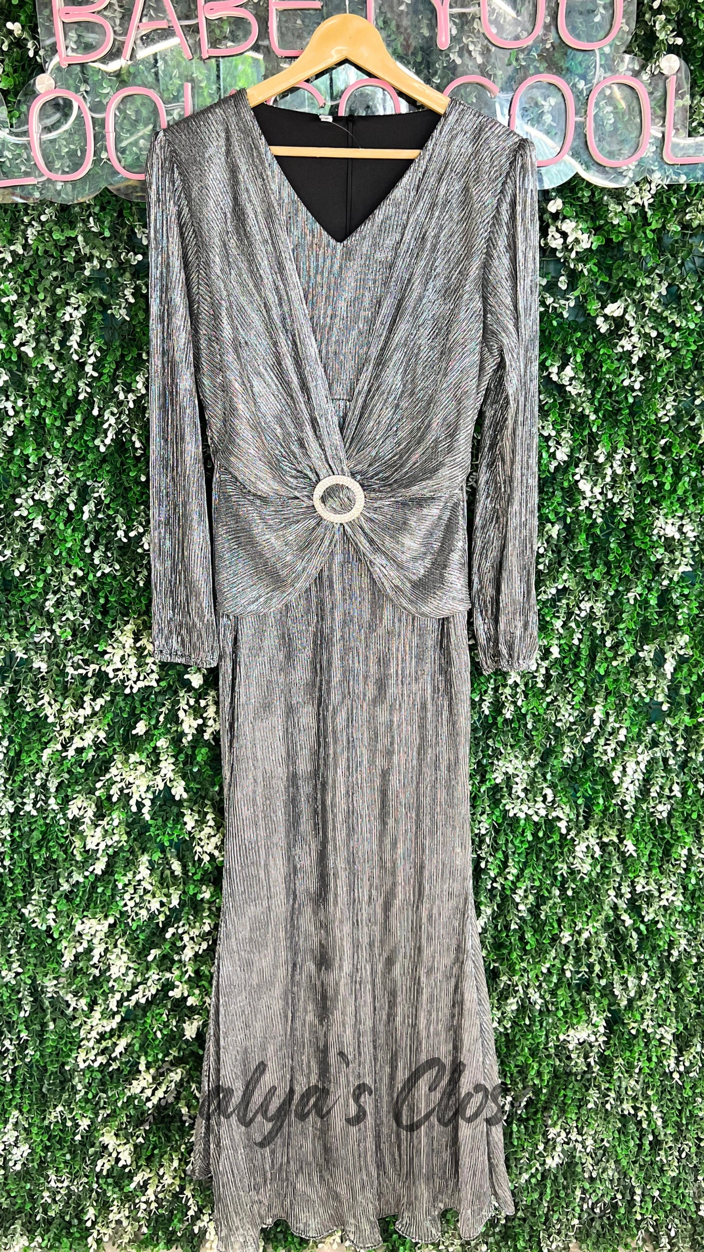 Attached Belt Design Party Wear