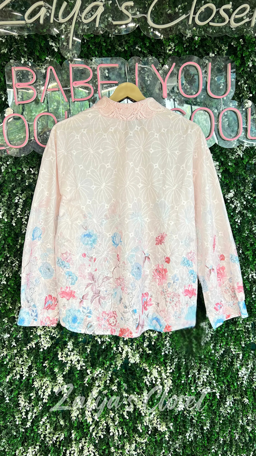 Bottom Printed Embroidered Shirts