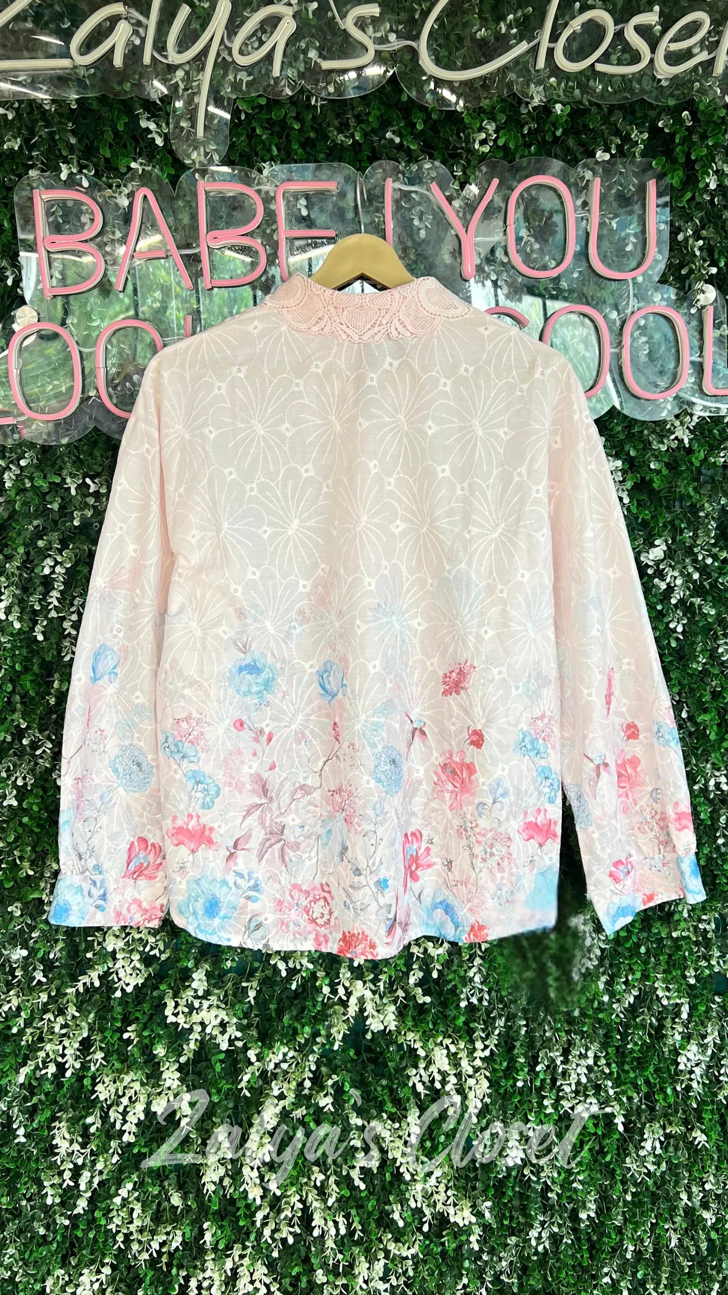 Bottom Printed Embroidered Shirts