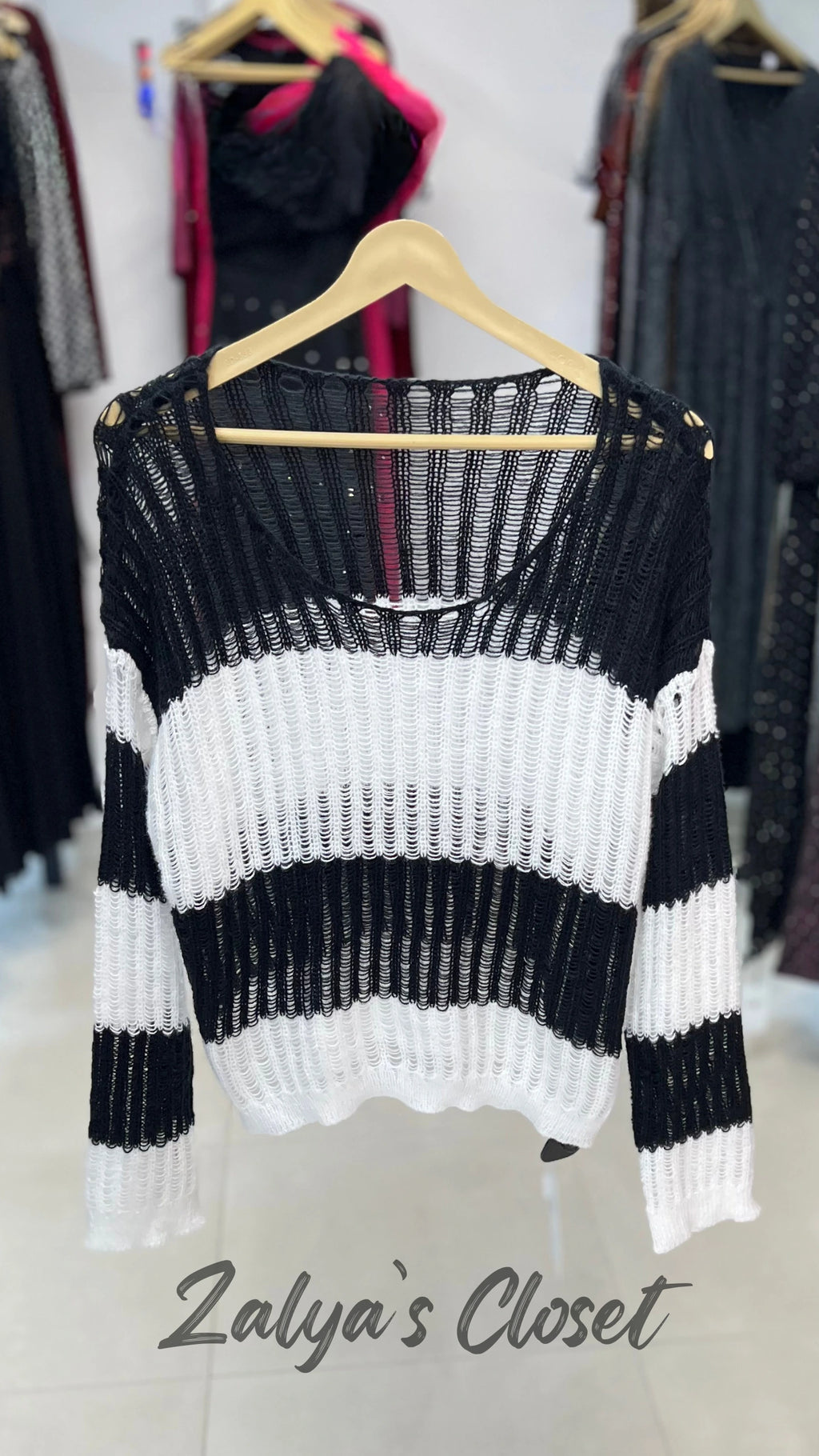 Double shade crochet tops imported