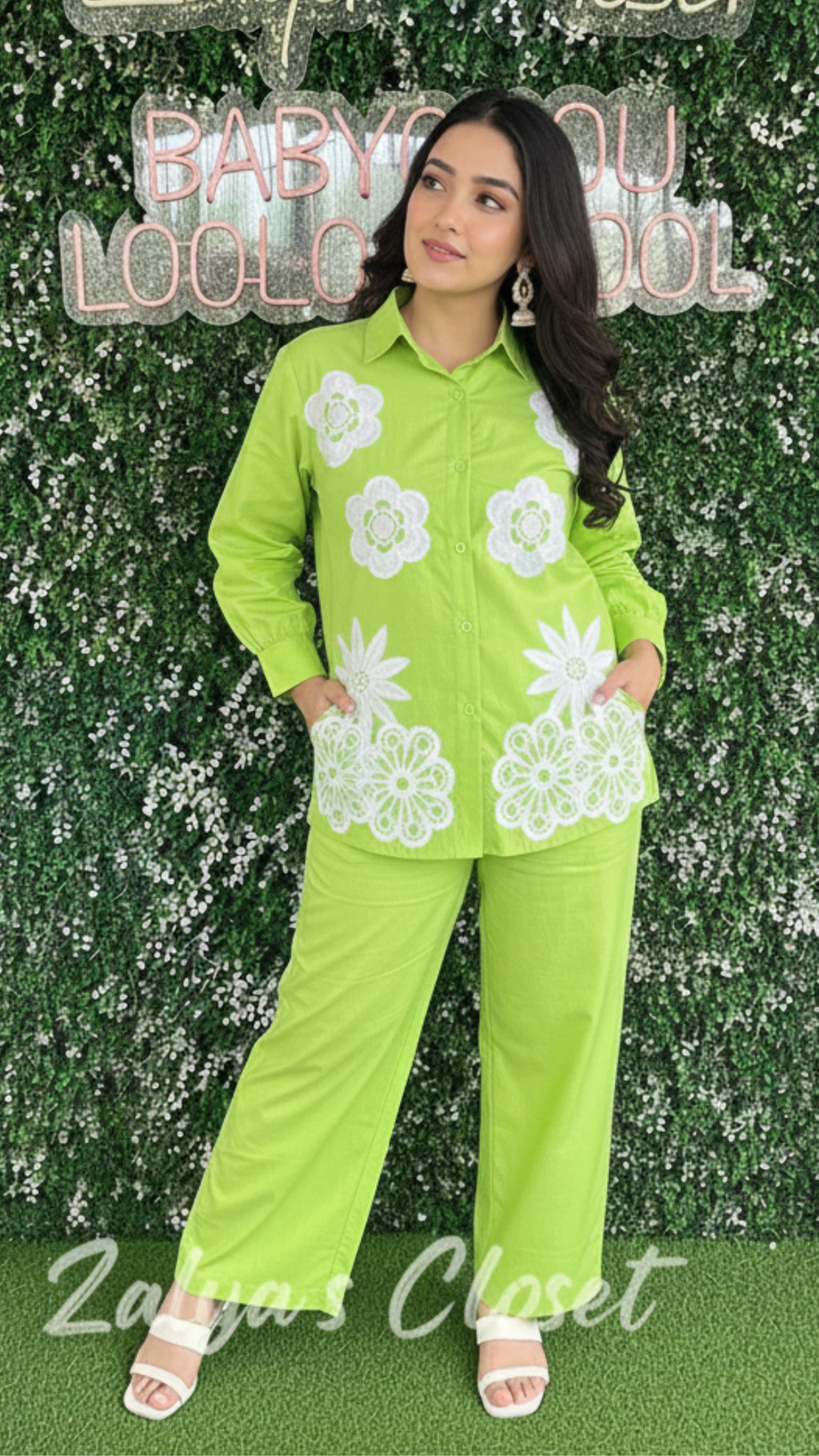 Embroidered Co-ord Set