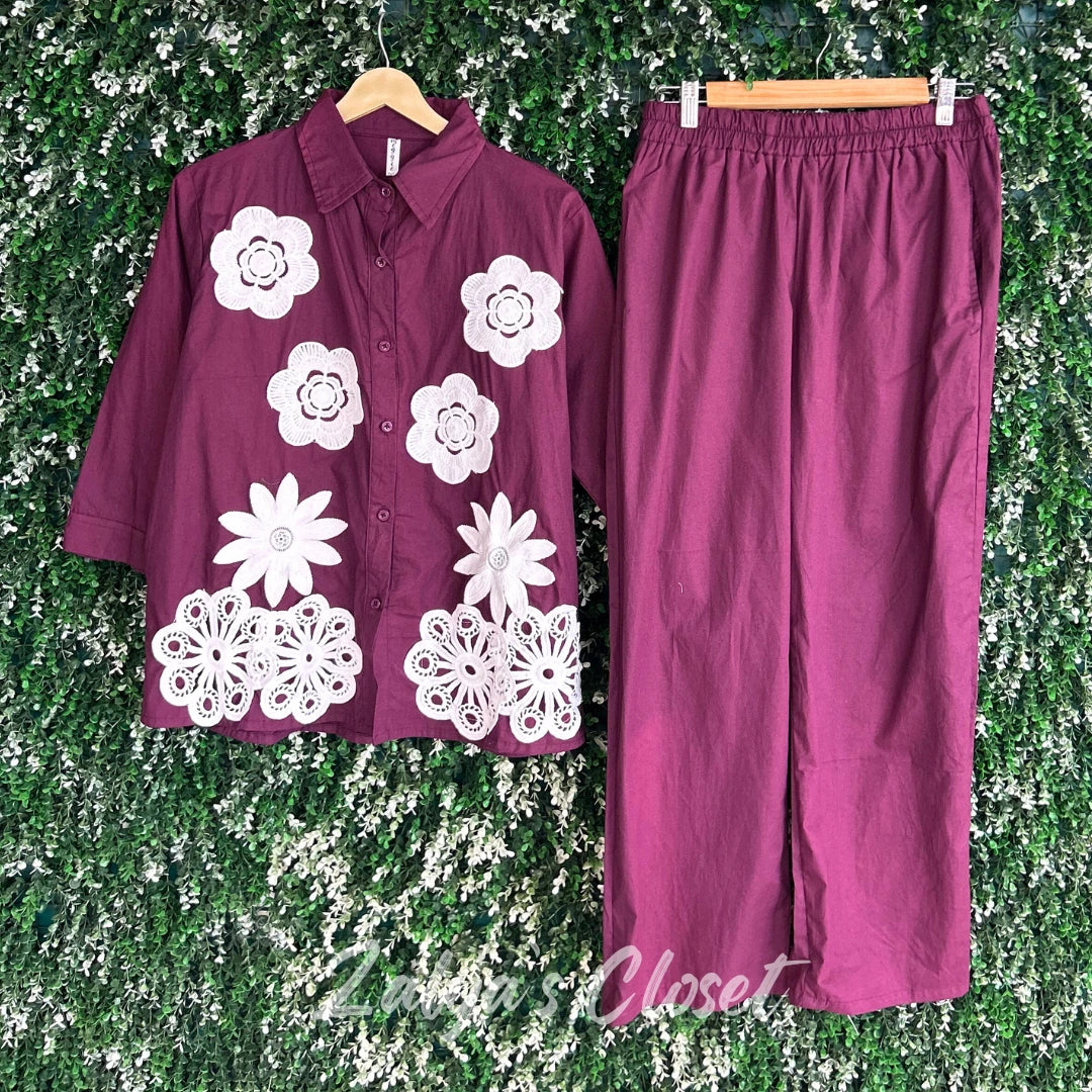Embroidered Co-ord Set