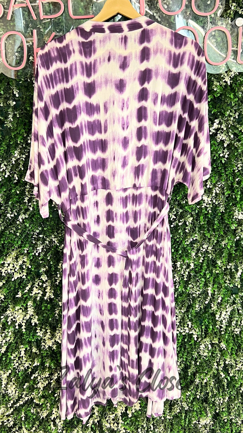 Tie and Dye Button Down Dress