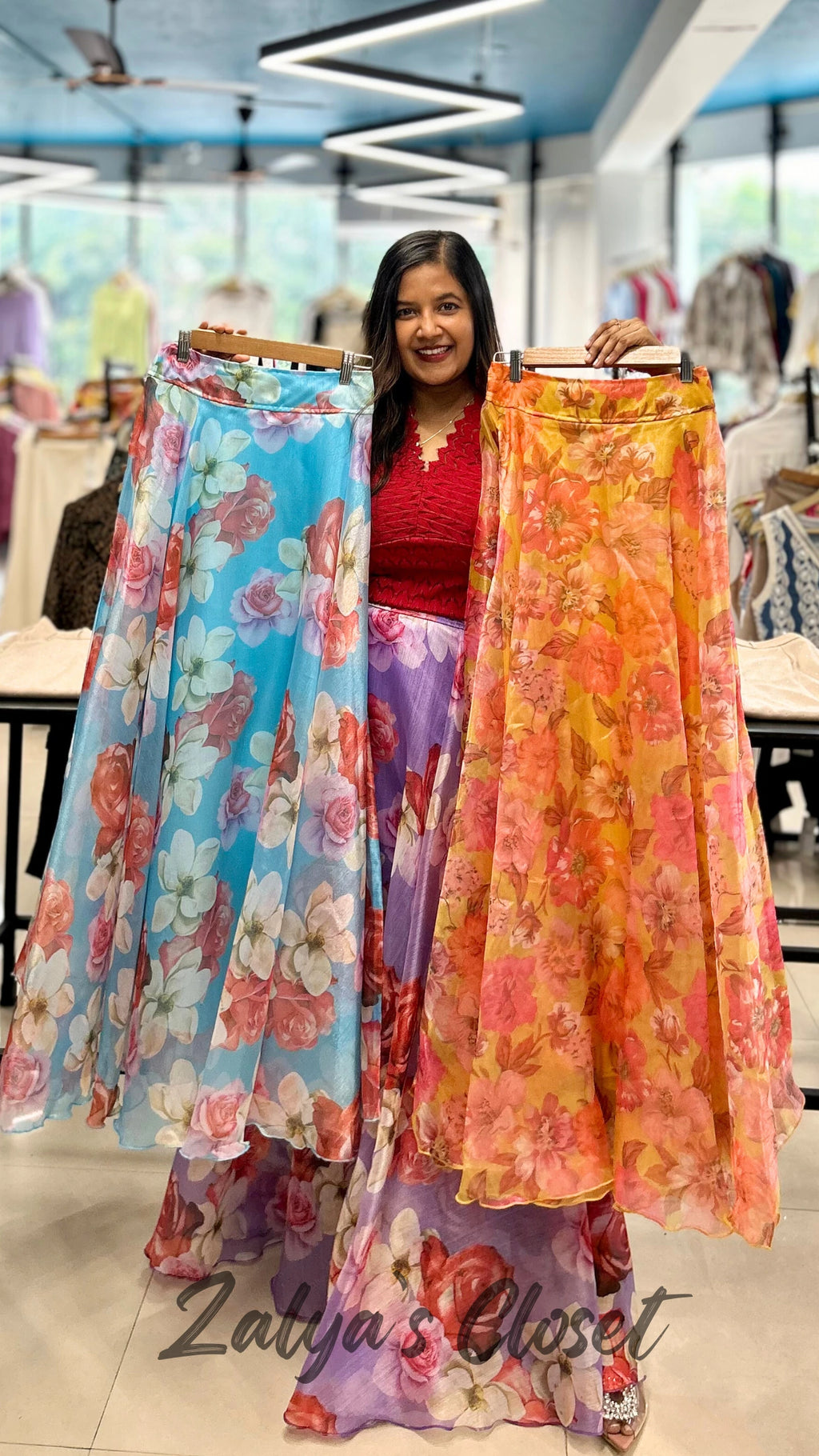 Floral Organza Skirts