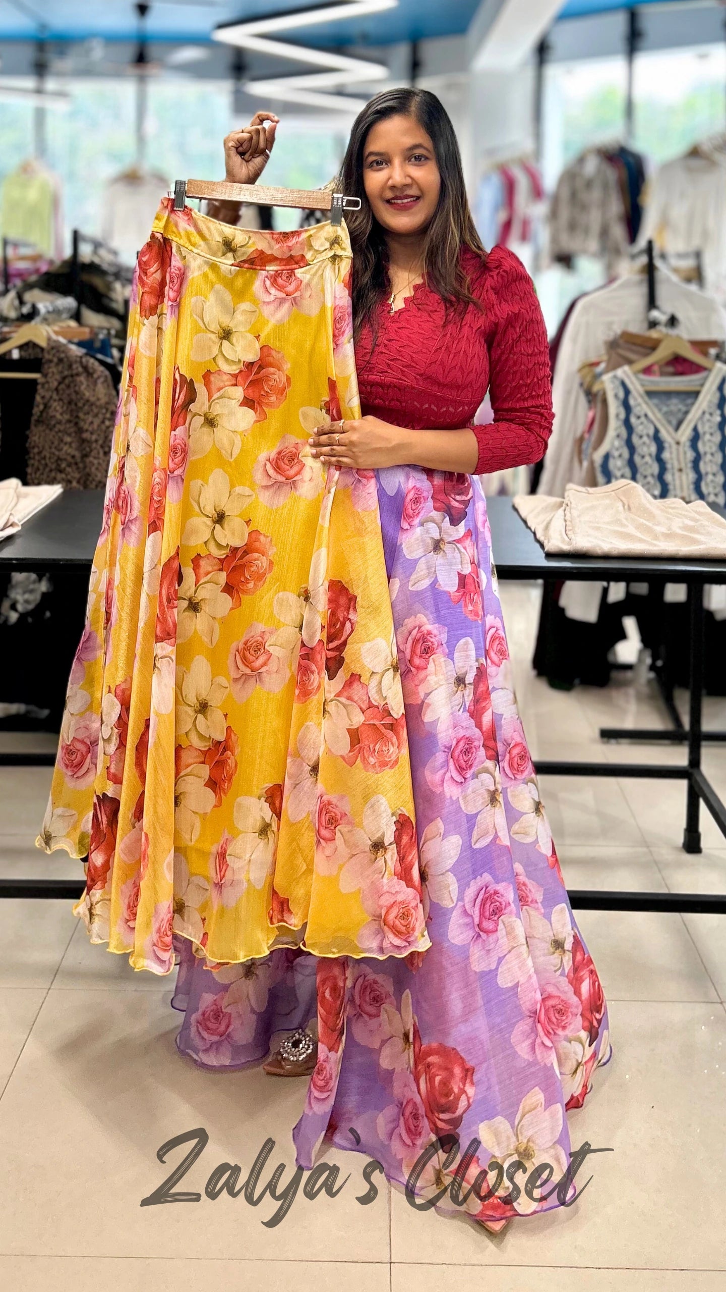 Floral Organza Skirts