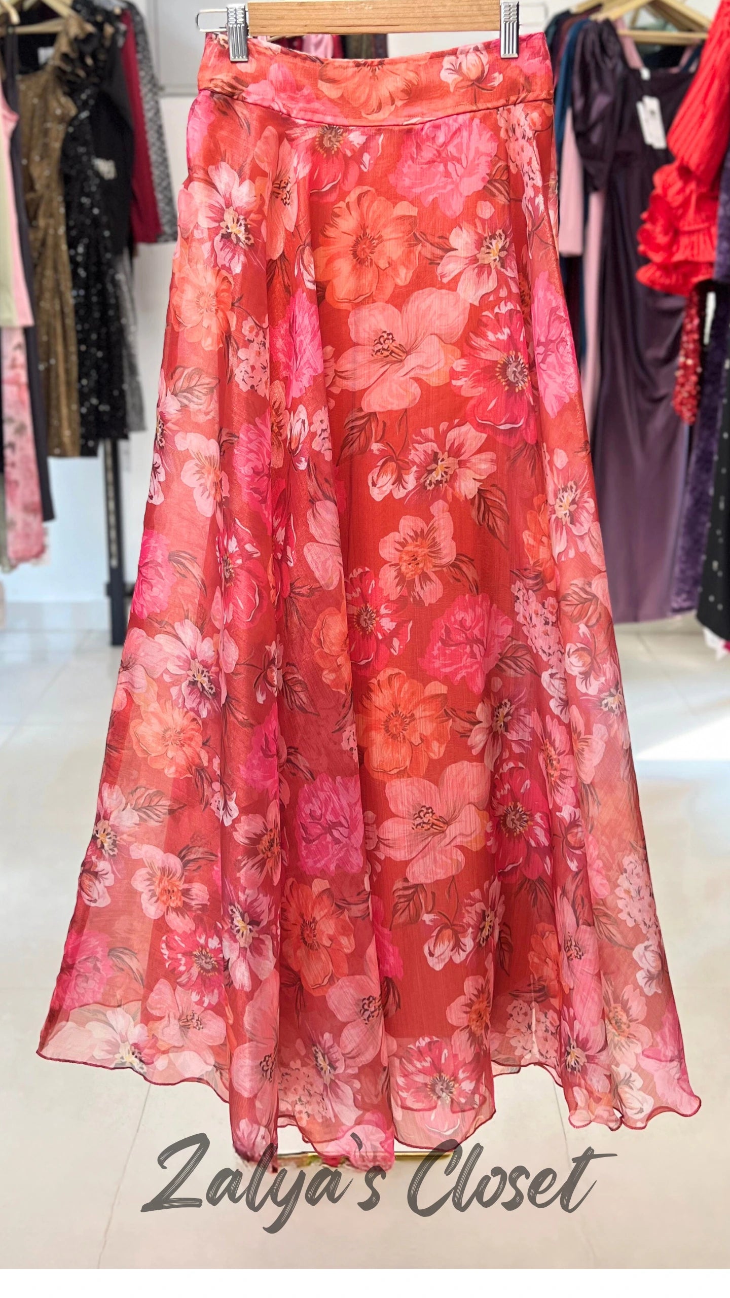 Floral Organza Skirts